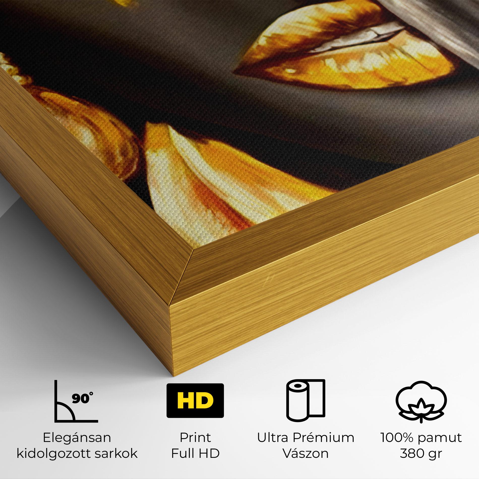 Vászonkép Golden African Women mockup 4