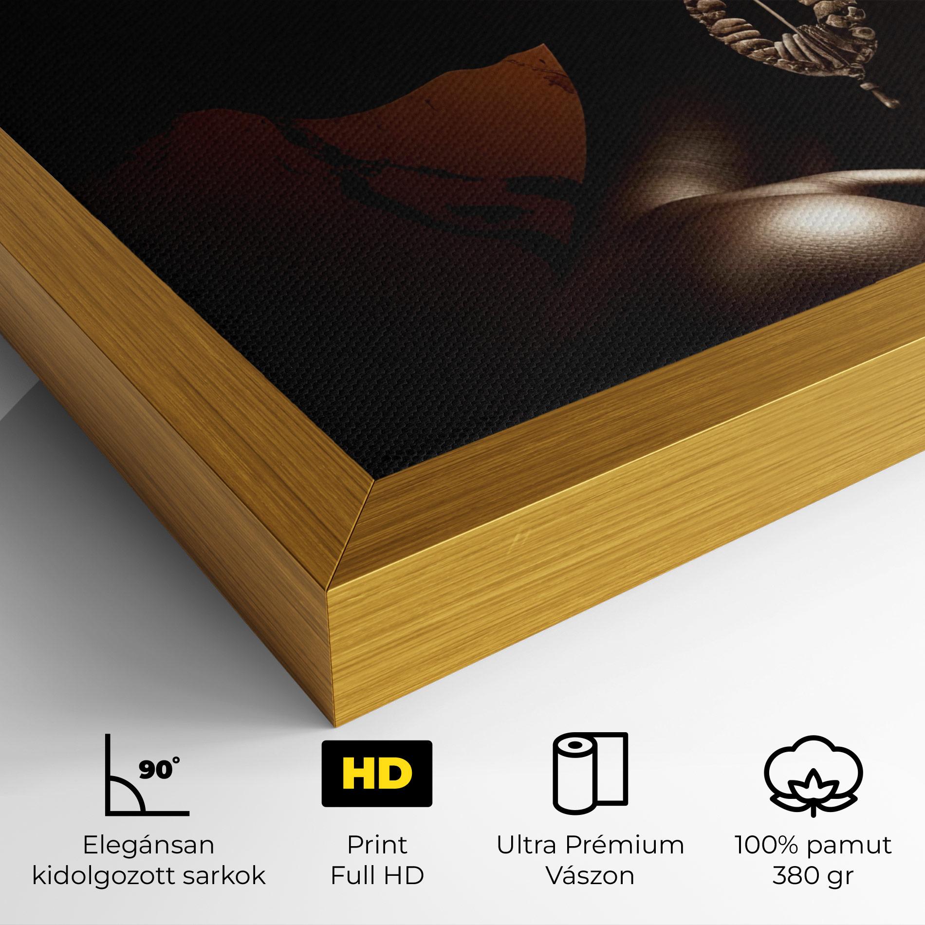 Vászonkép Interesting African Earrings mockup 4