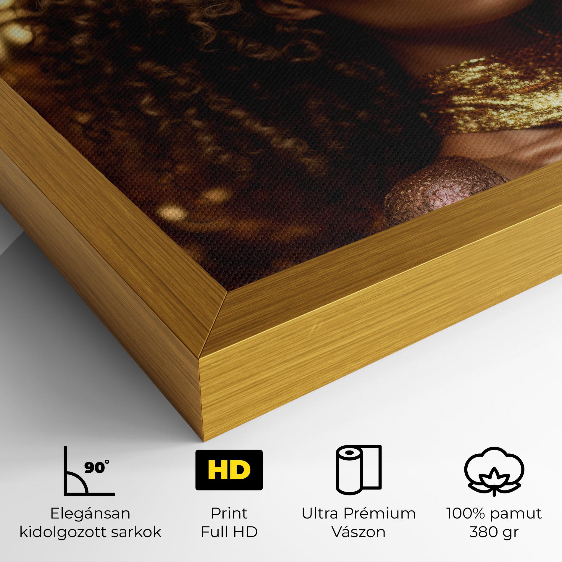 Vászonkép Radiant Bronze Goddess mockup 4