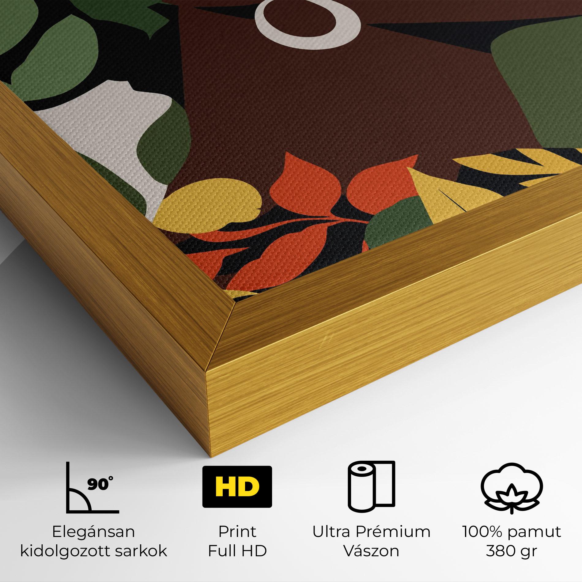 Vászonkép Yellow Leaf Africa mockup 4
