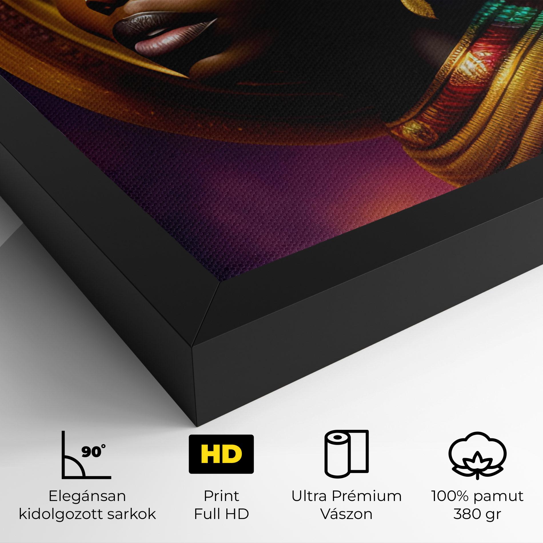 Vászonkép Golden Crown Woman mockup 4