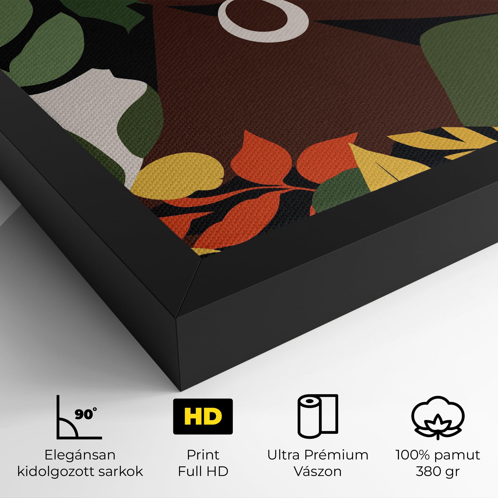 Vászonkép Yellow Leaf Africa mockup 4