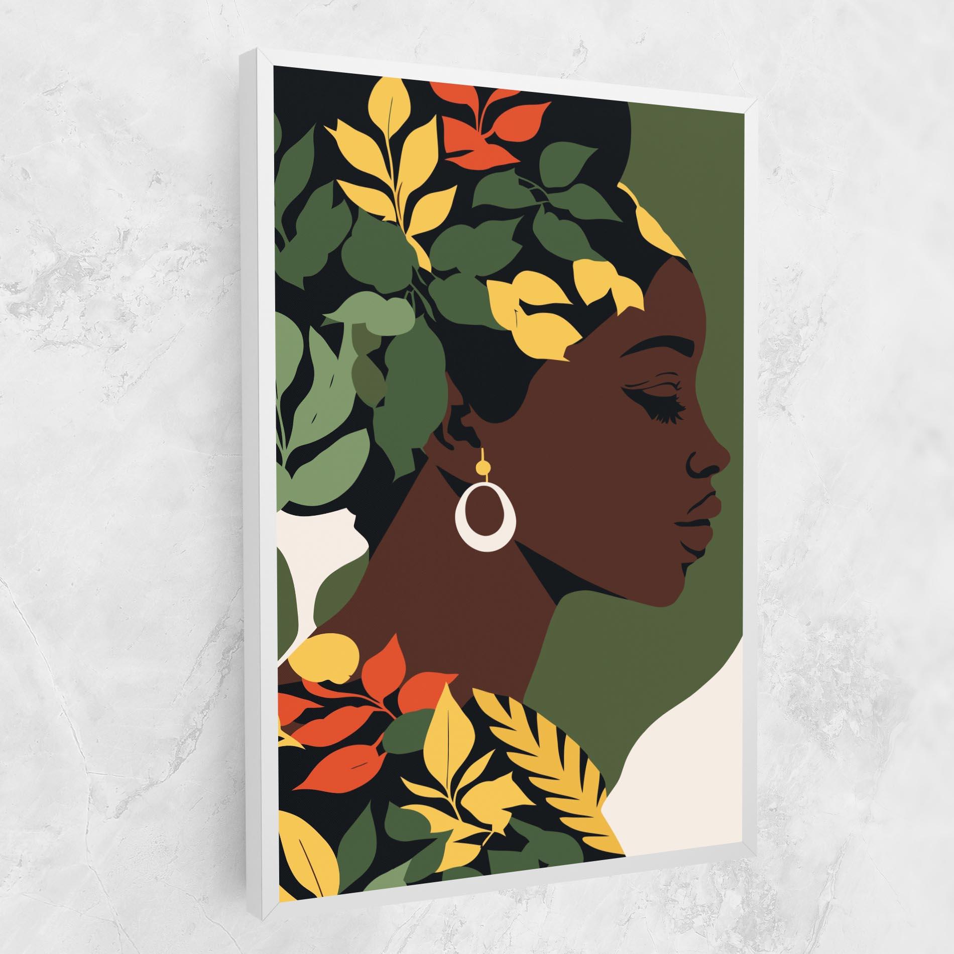 Vászonkép Yellow Leaf Africa mockup 1