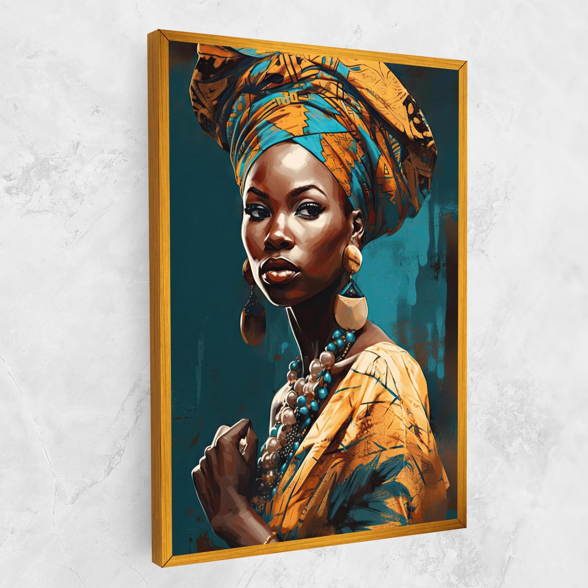 Vászonkép Azure Chic Woman mockup 1