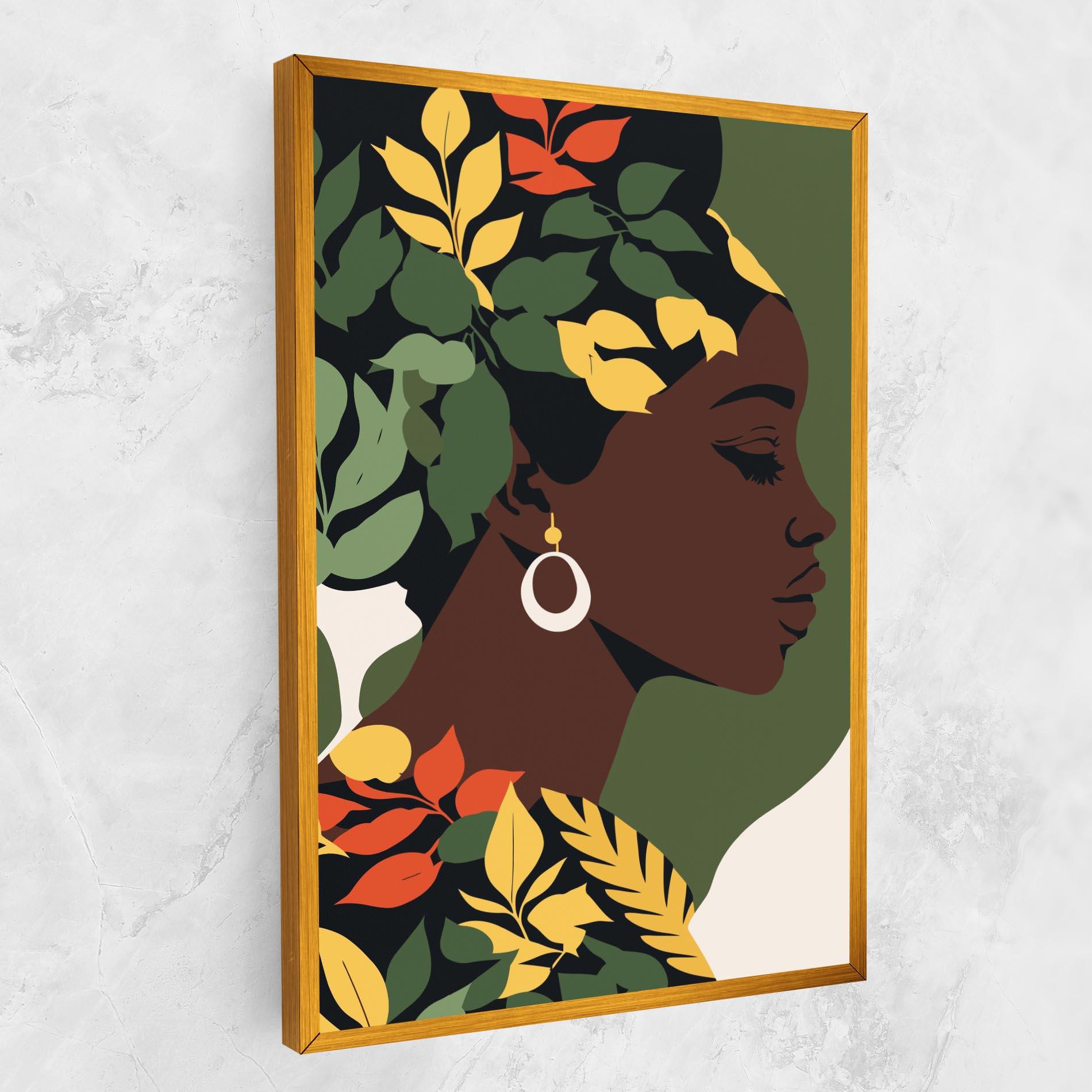 Vászonkép Yellow Leaf Africa mockup 1