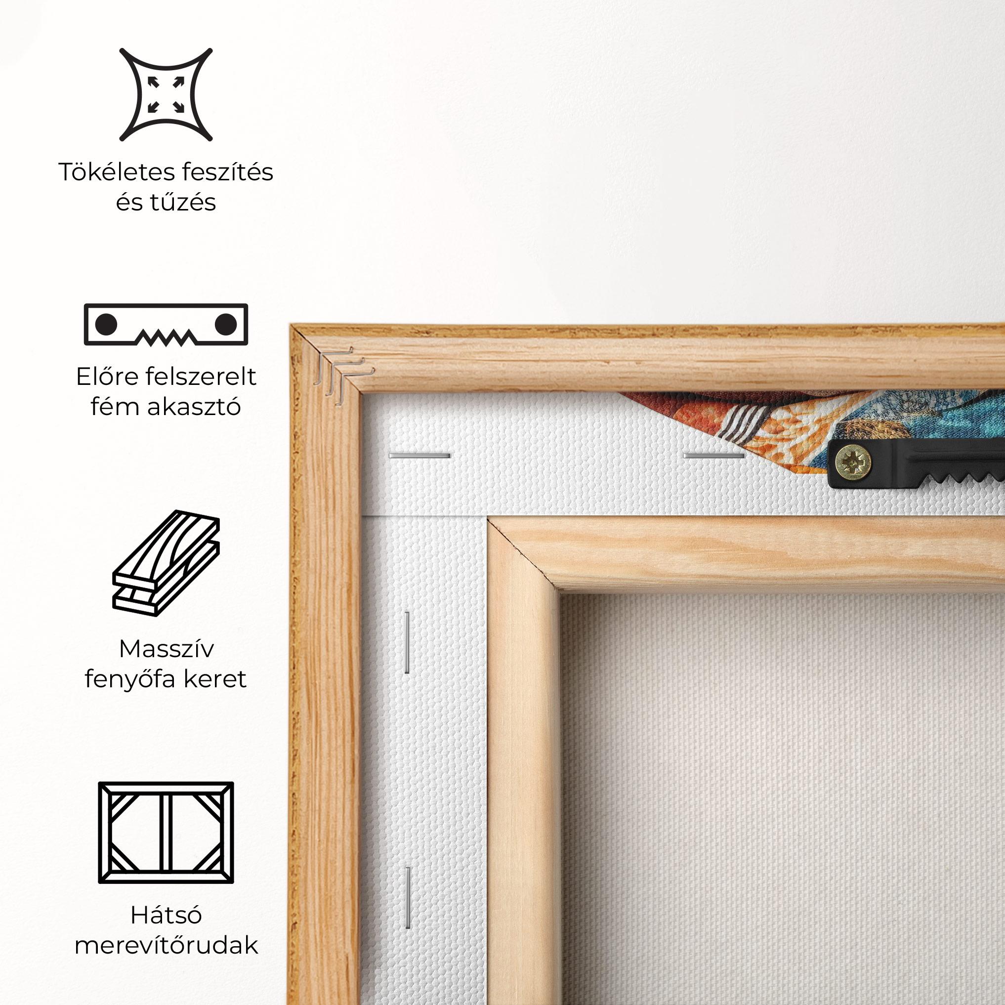 Vászonkép African Woman Turban mockup 5