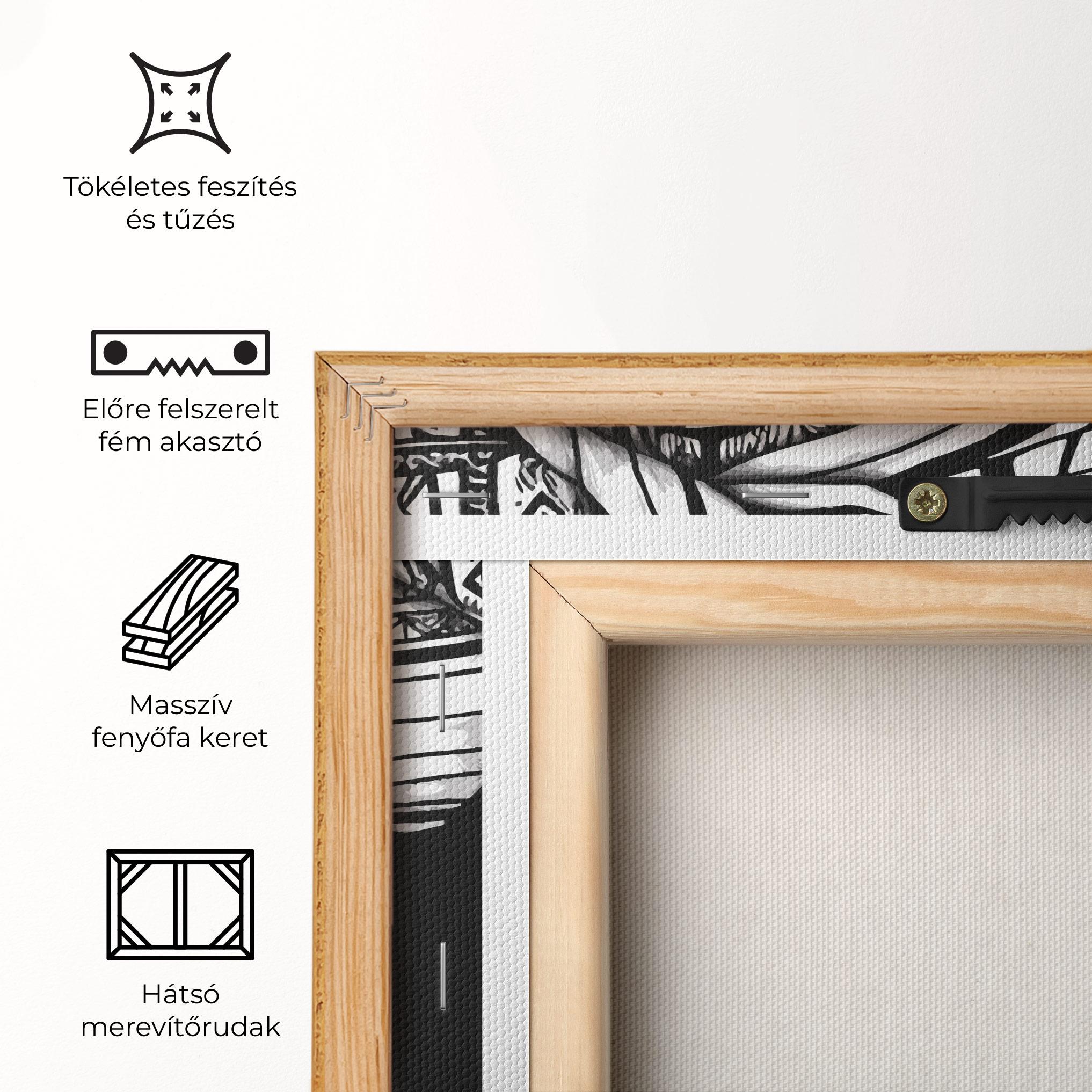 Vászonkép Beautiful African Lady mockup 5