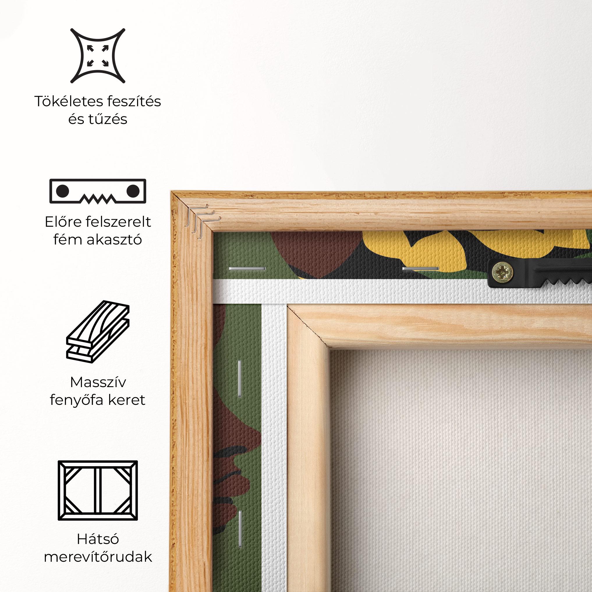 Vászonkép Yellow Leaf Africa mockup 5