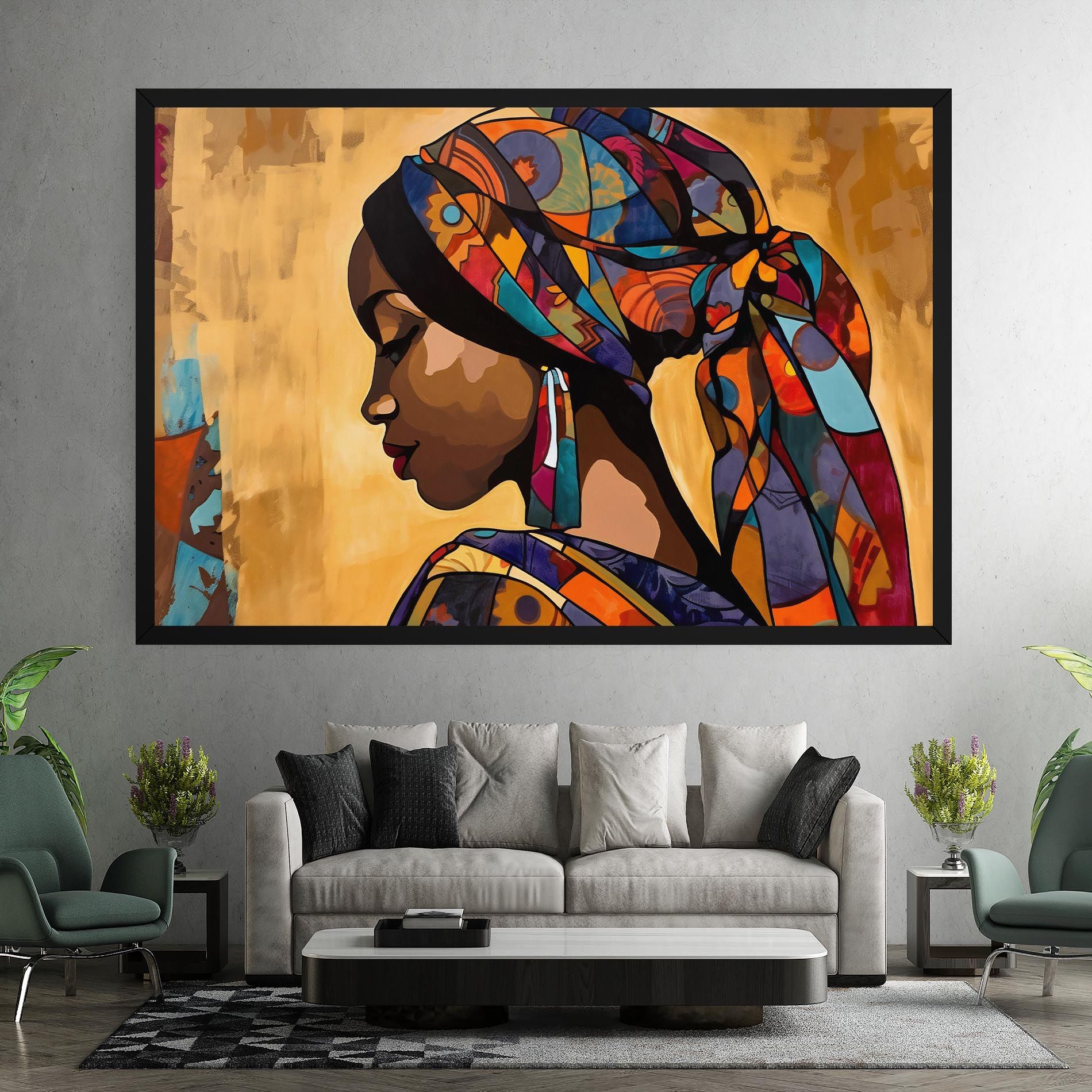 Headscarf Pretty Woman mockup 7