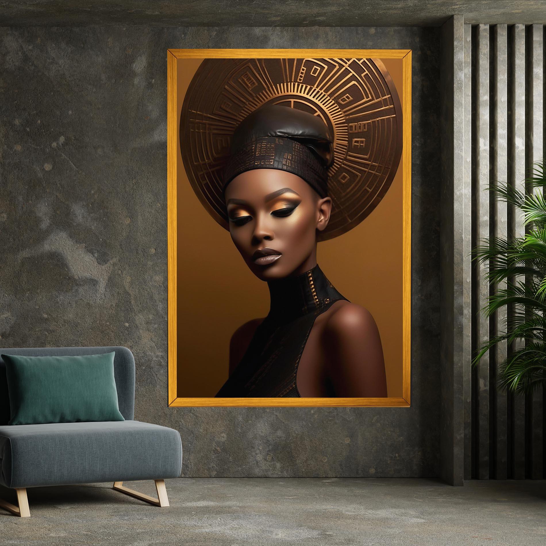 Vászonkép African Abstract Art mockup 7