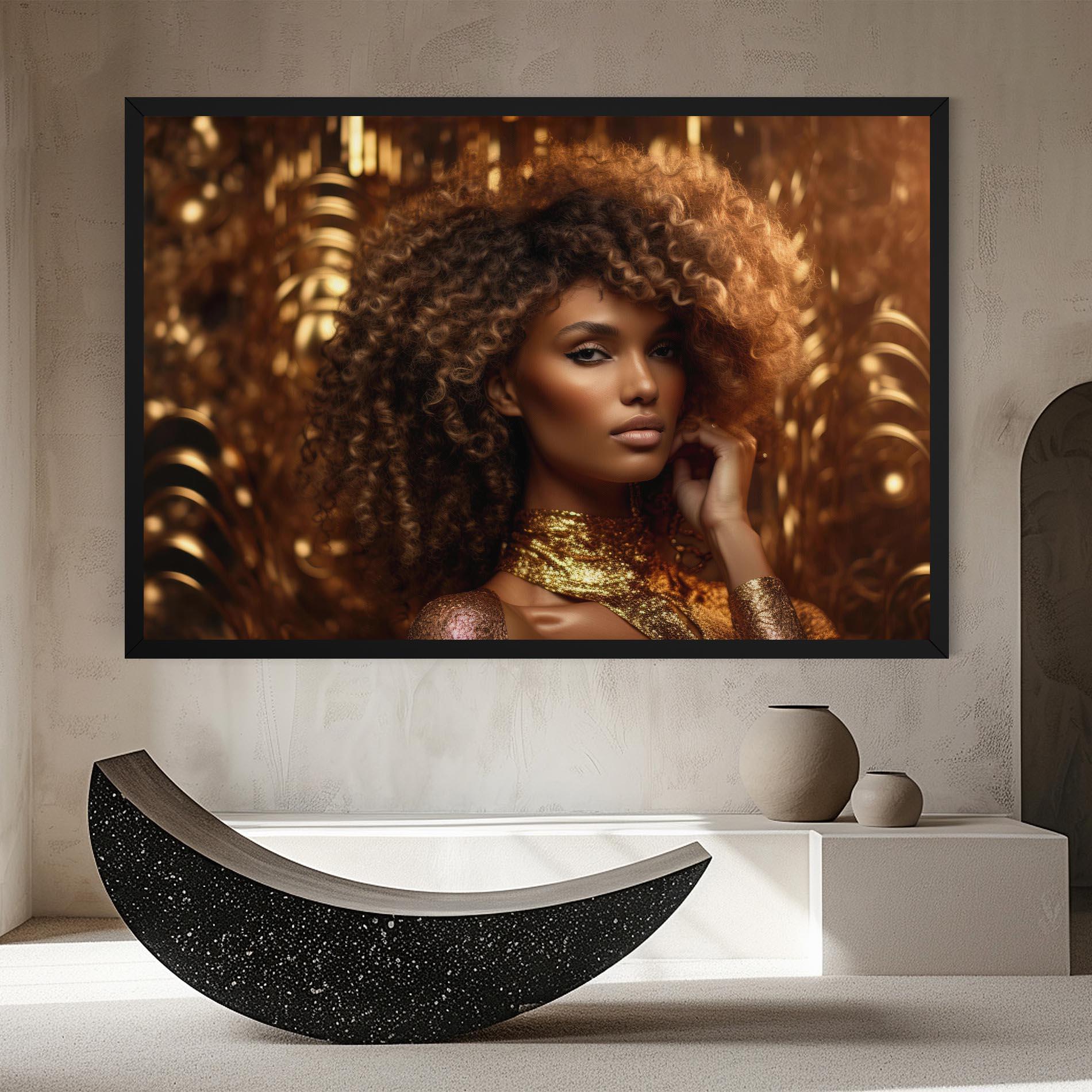 Vászonkép Radiant Bronze Goddess mockup 8