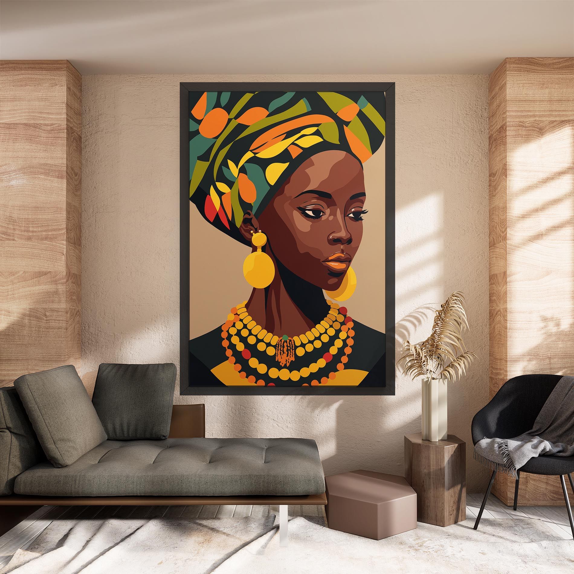 African Earrings mockup 8