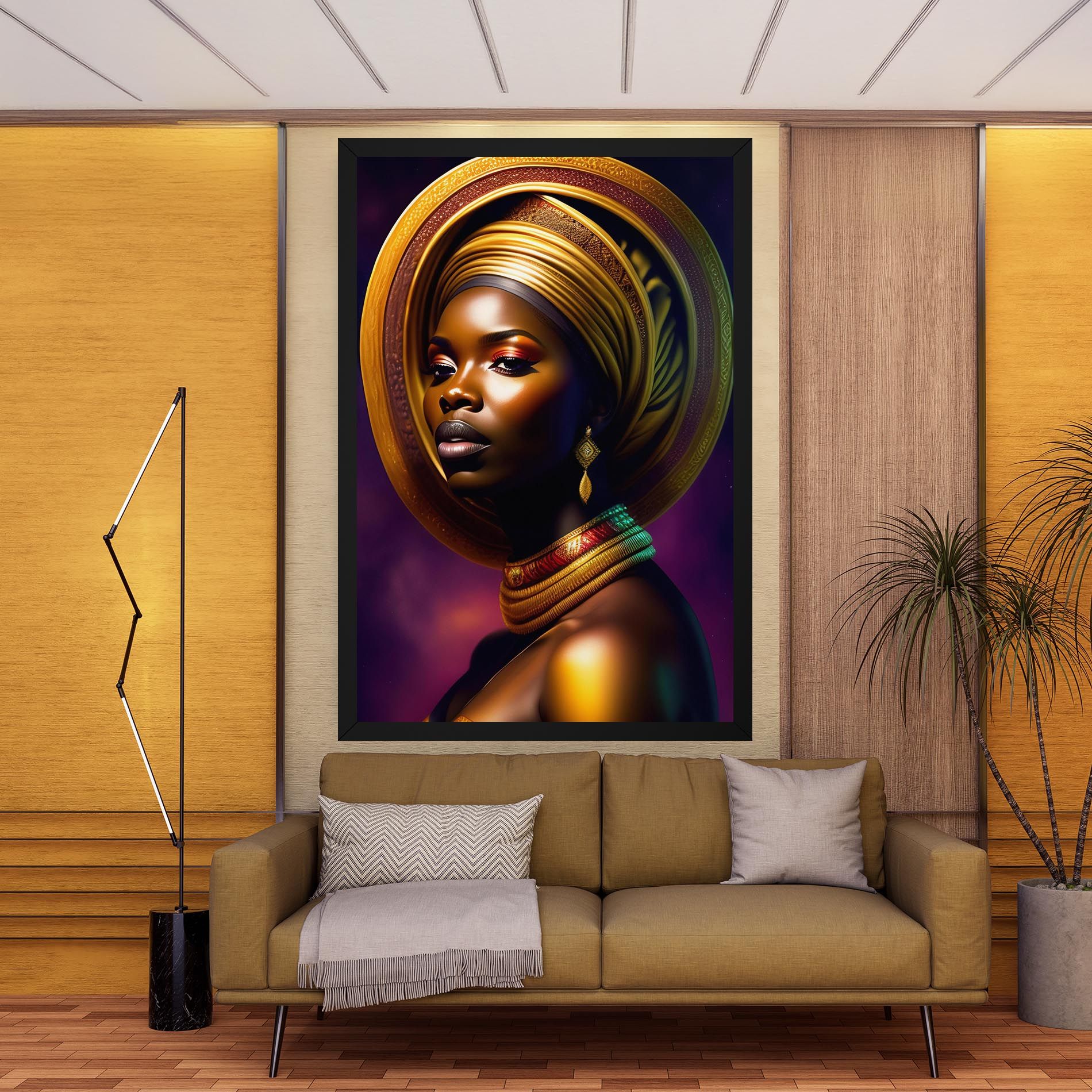 Golden Crown Woman mockup 9