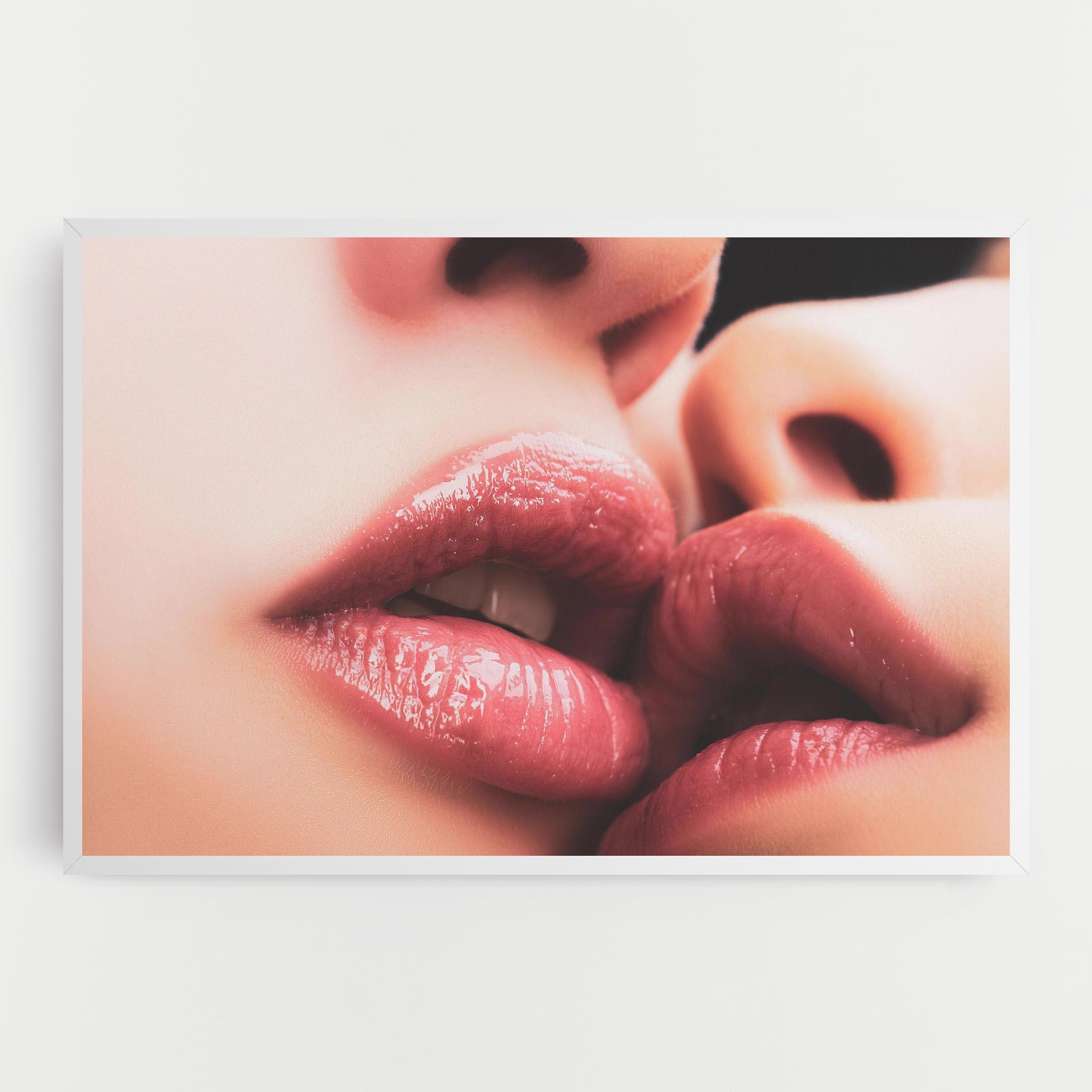Vászonkép Beautiful Lips mockup 0
