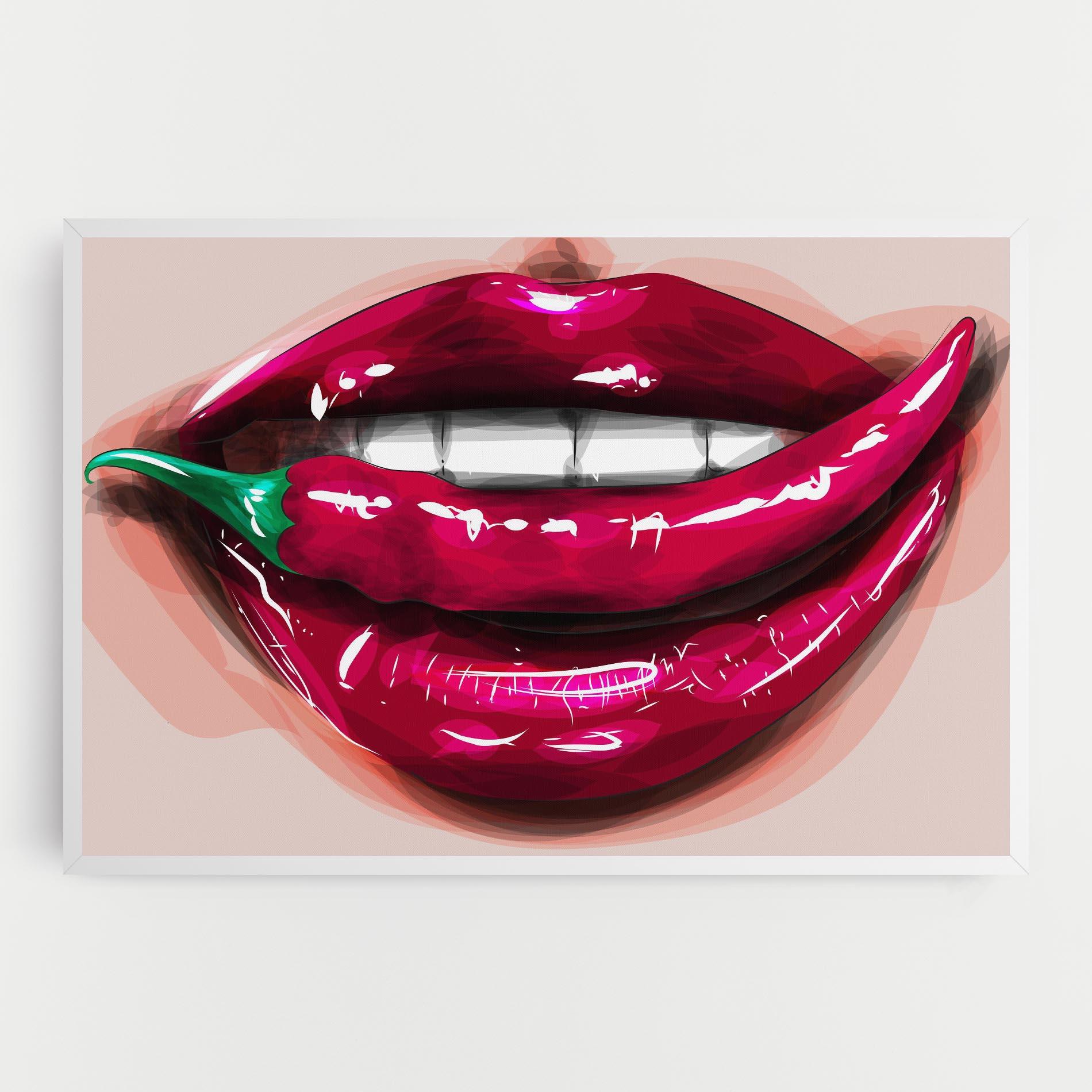 Vászonkép Chilli Lips mockup 0