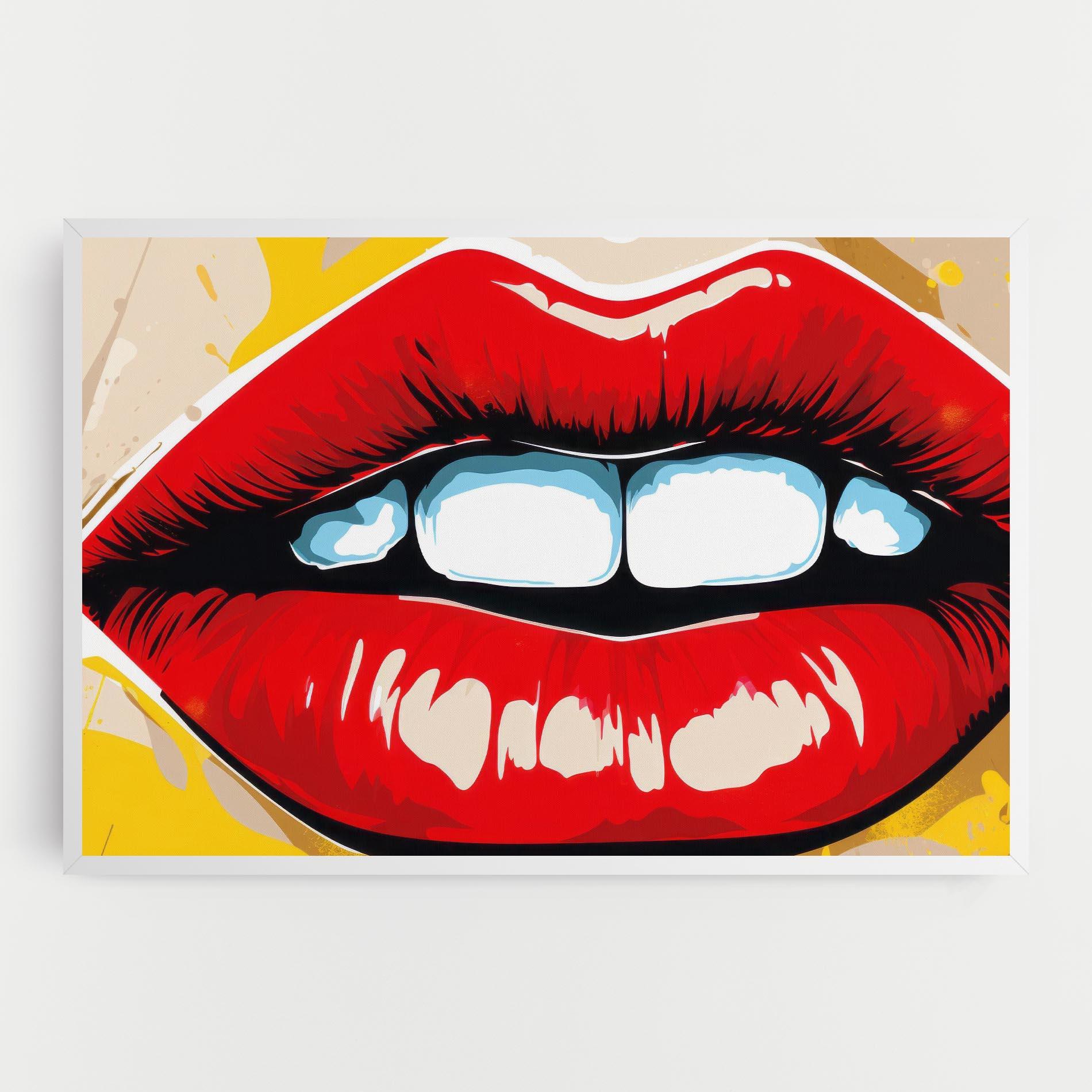 Vászonkép Pop Lips mockup 0