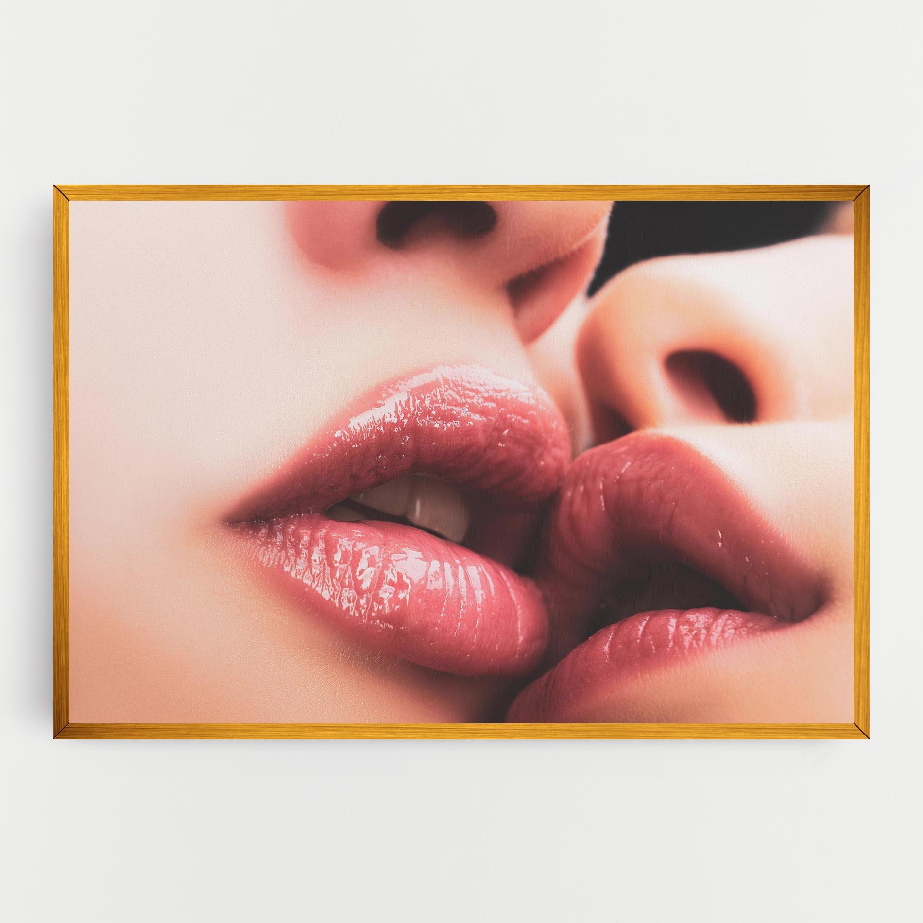 Vászonkép Beautiful Lips mockup 0