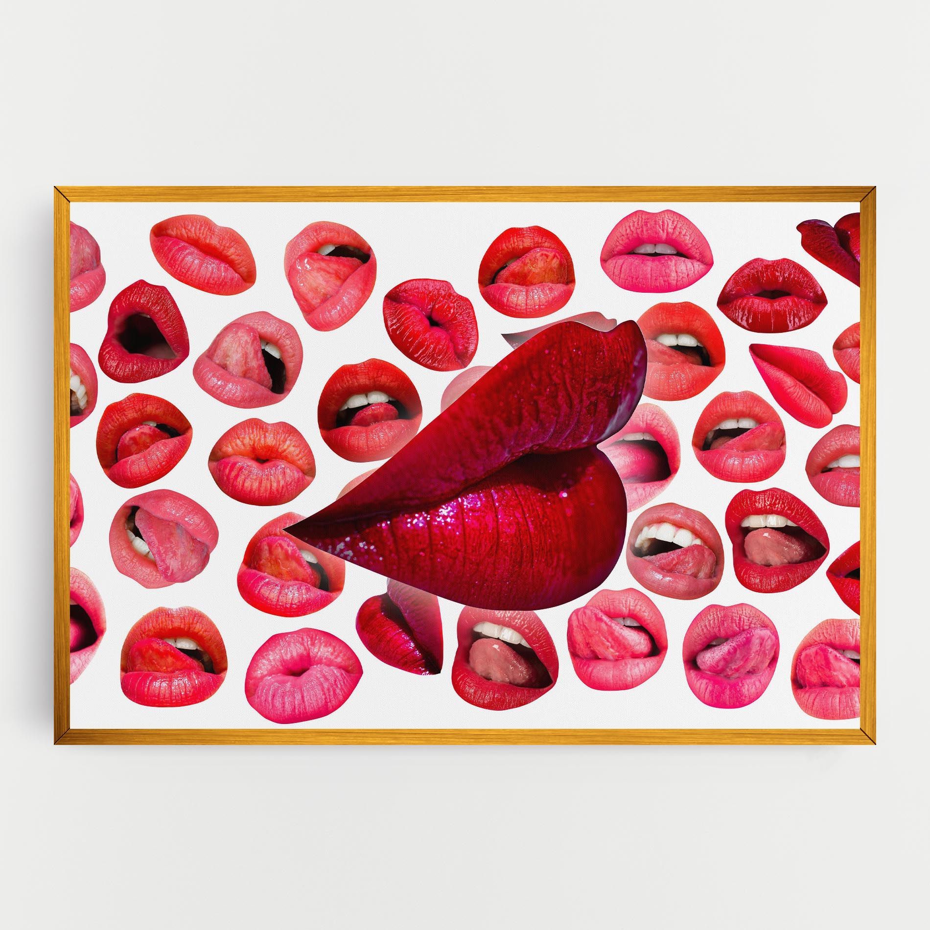 Red Lip Female mockup 0