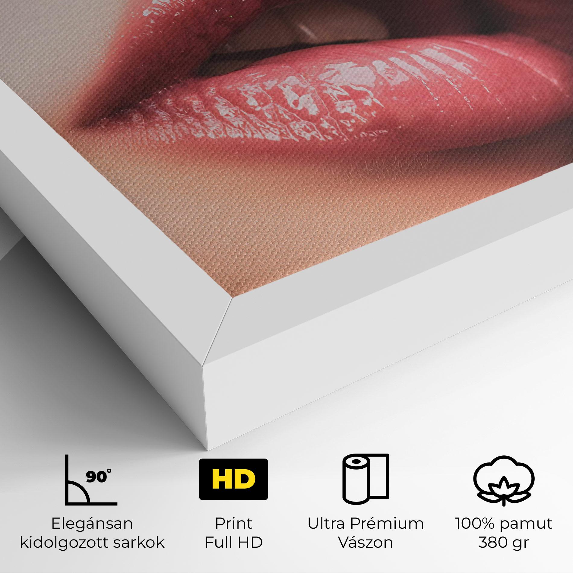 Vászonkép Beautiful Lips mockup 4