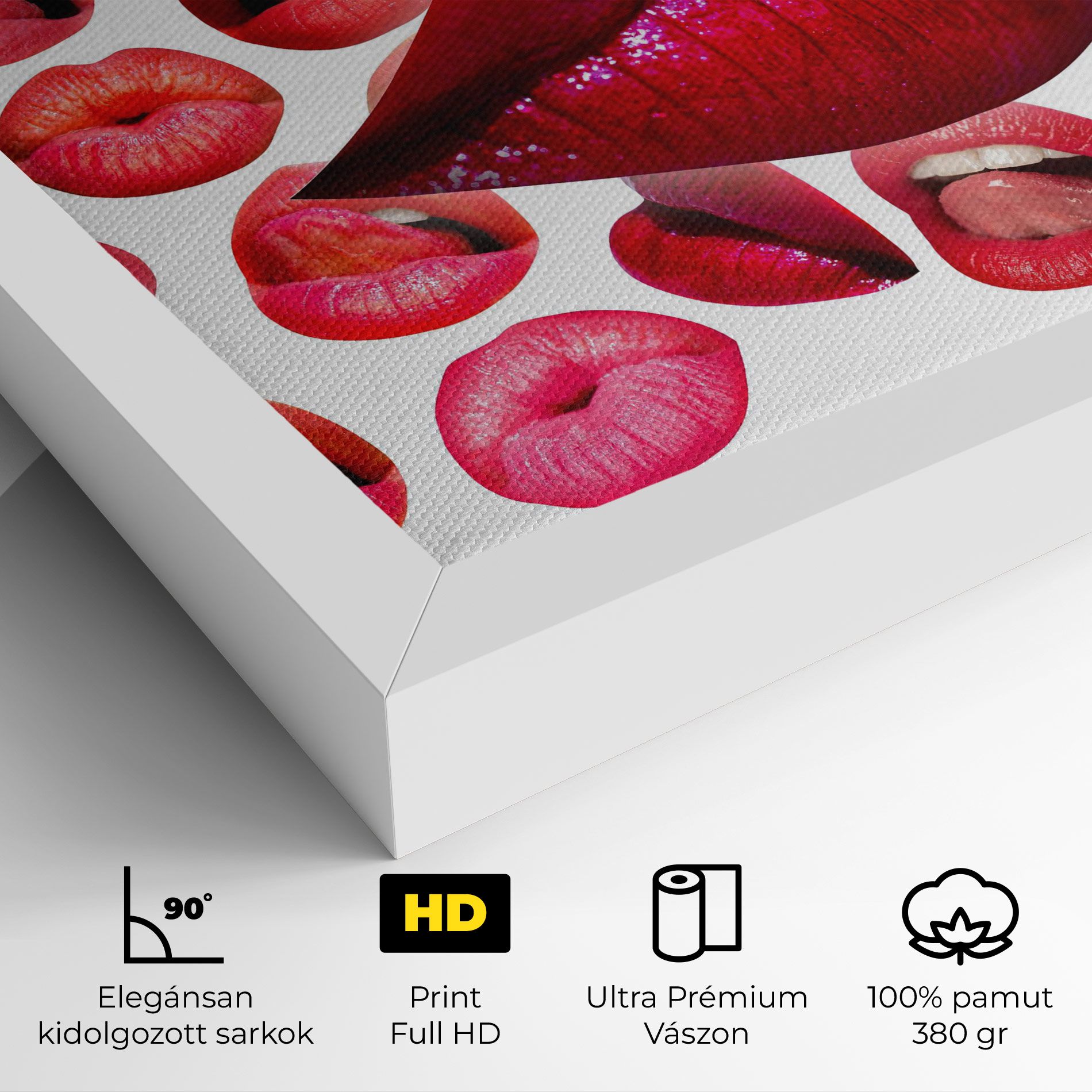 Red Lip Female mockup 4