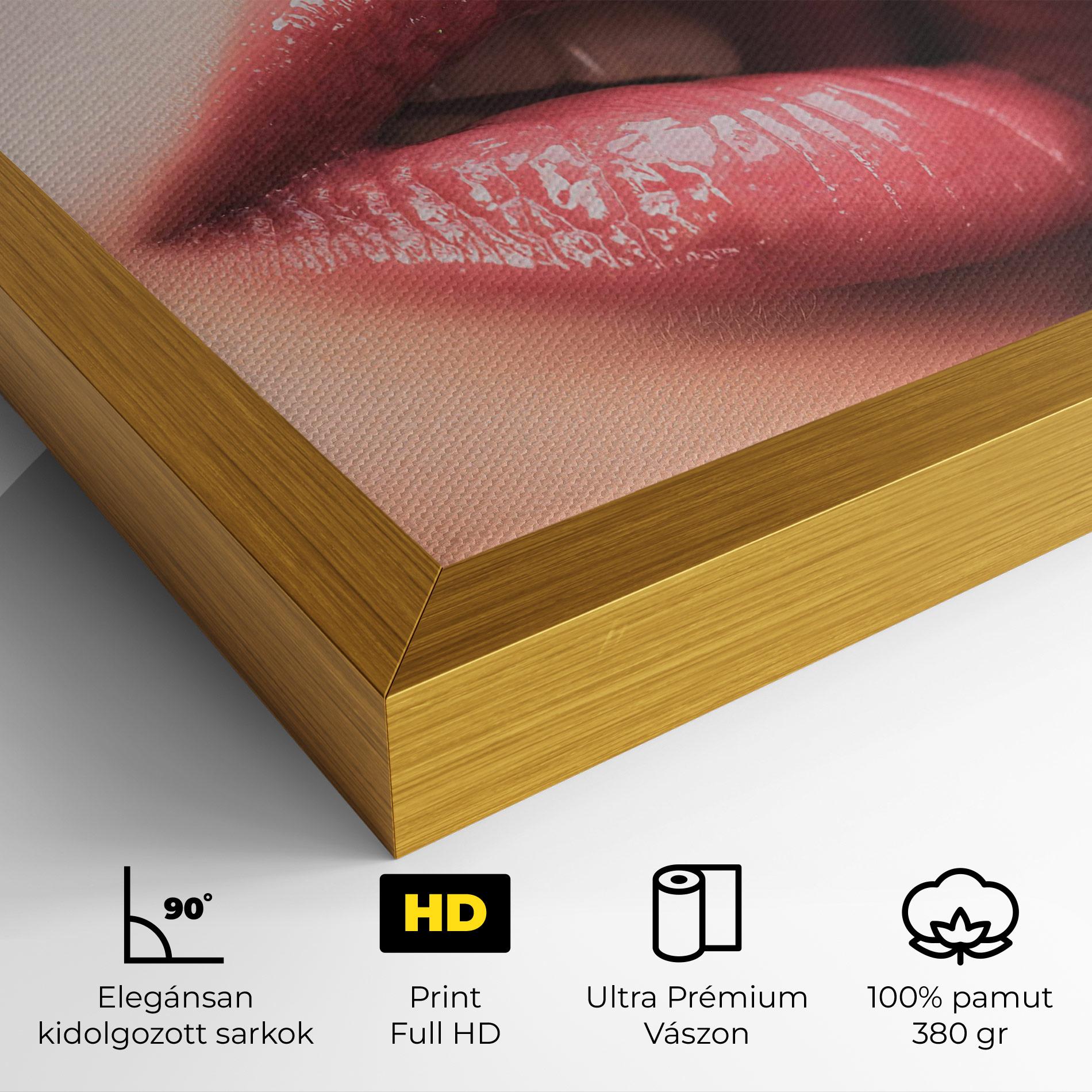 Vászonkép Beautiful Lips mockup 4