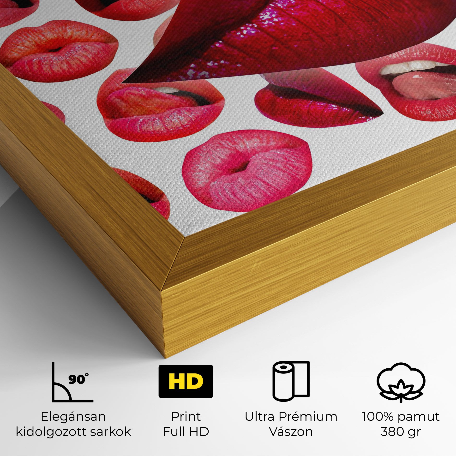 Red Lip Female mockup 4