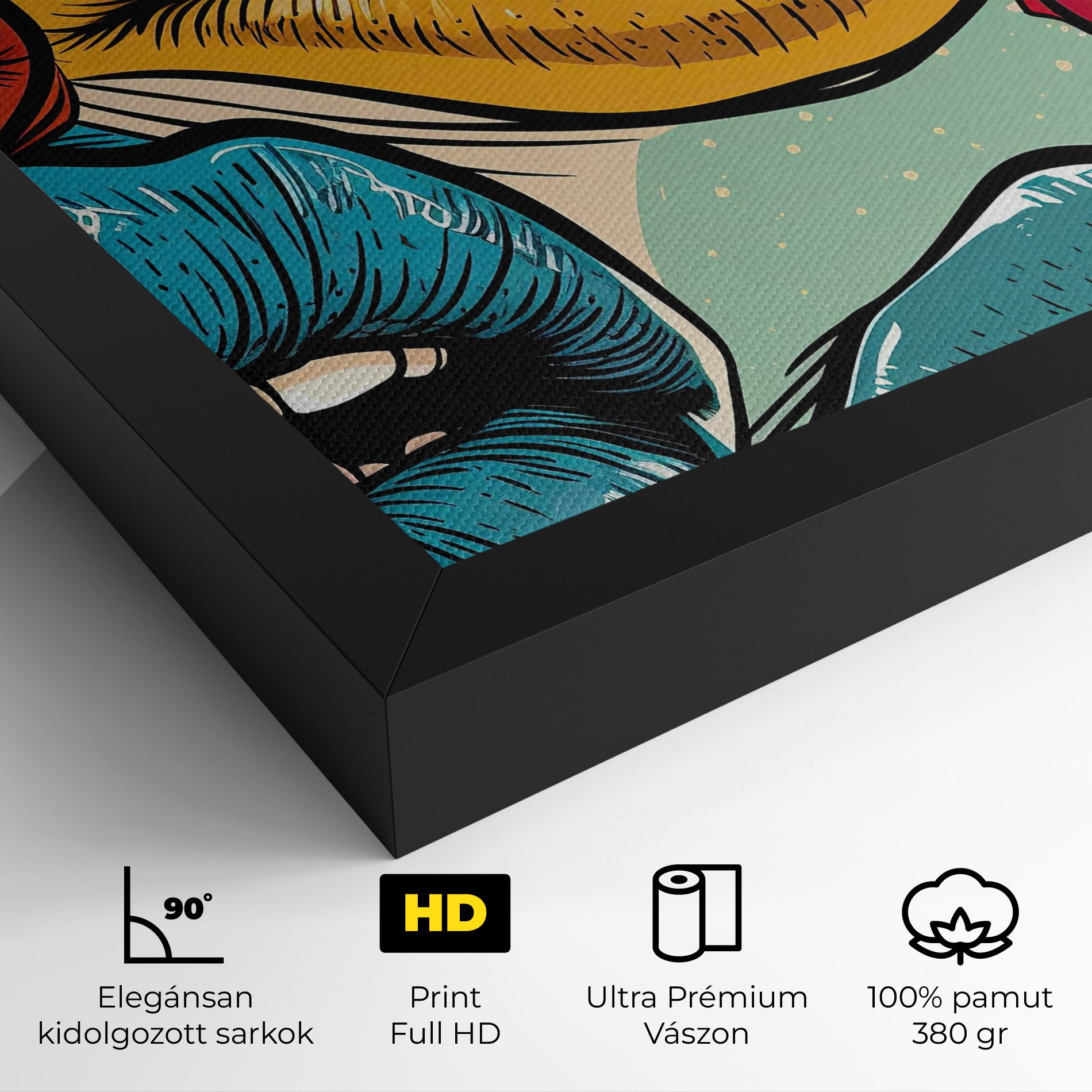 Comic Book Color Lips mockup 4