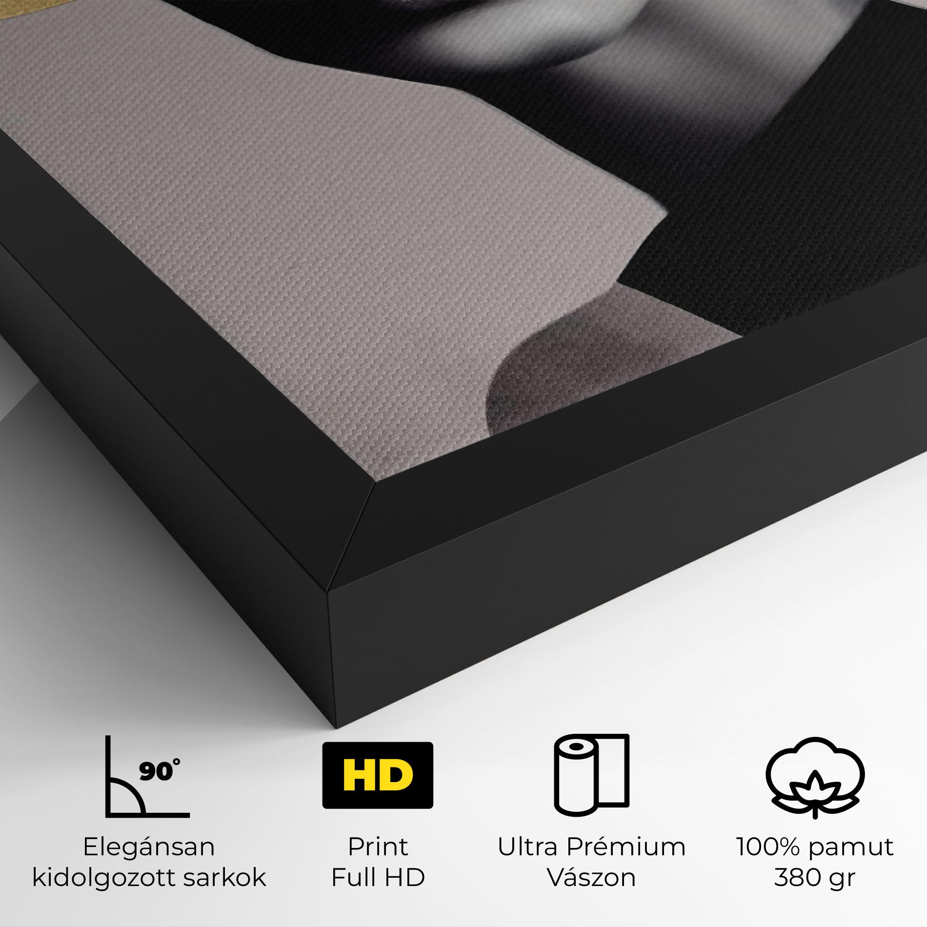Vászonkép Grey Lips mockup 4