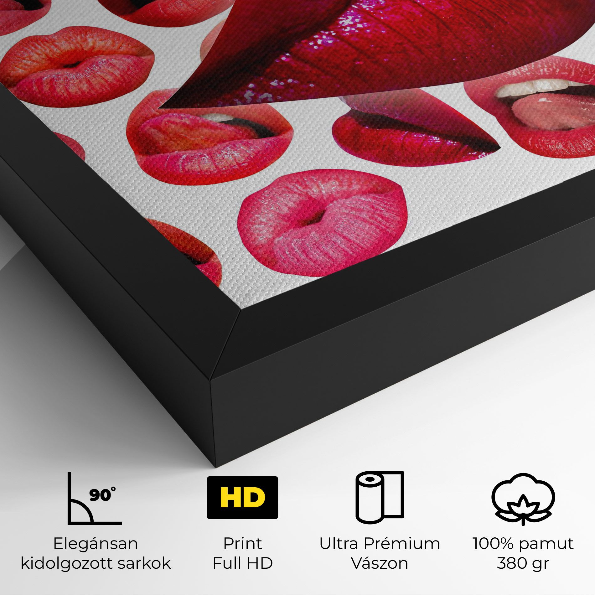 Red Lip Female mockup 4