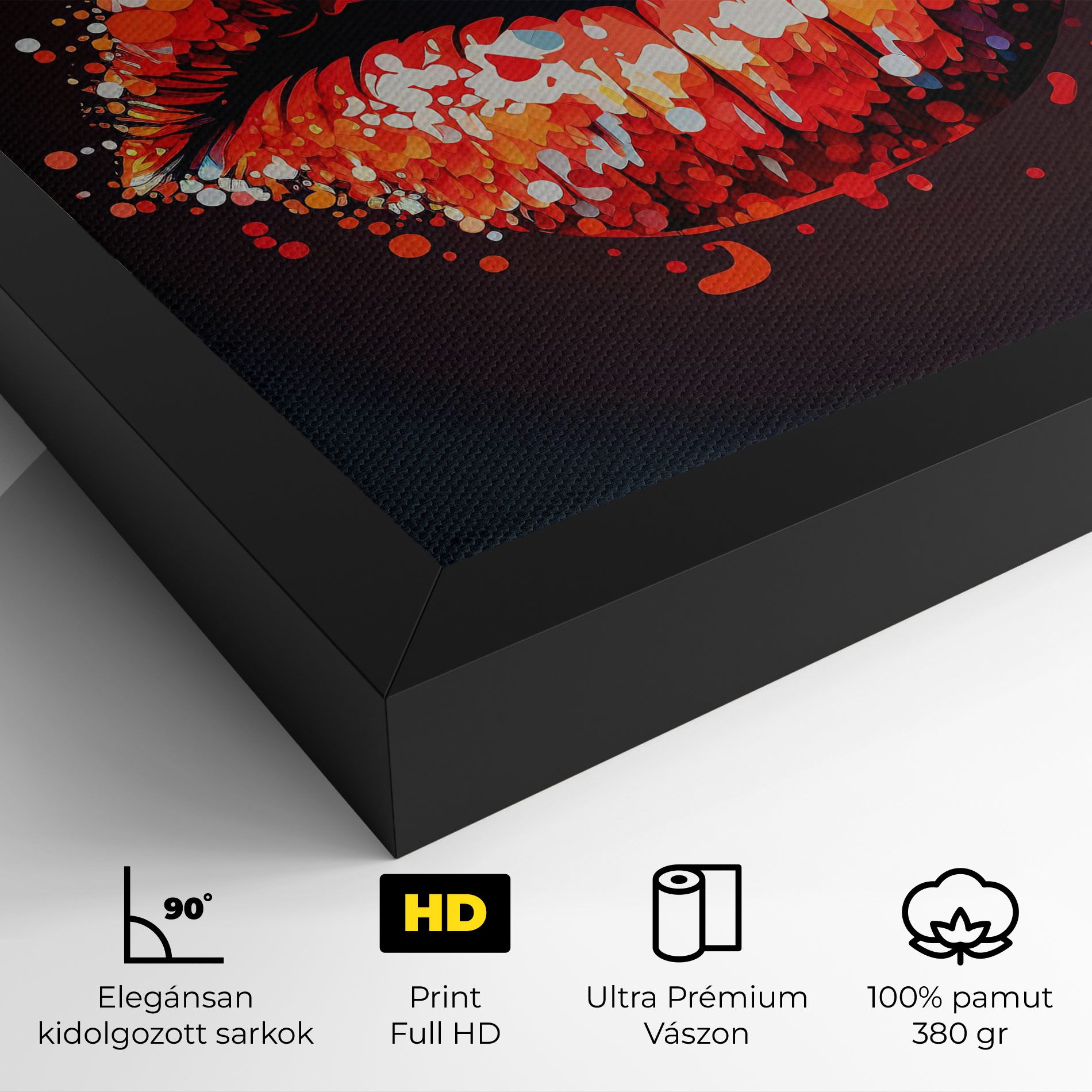 Red Lips With Word Lips It mockup 4