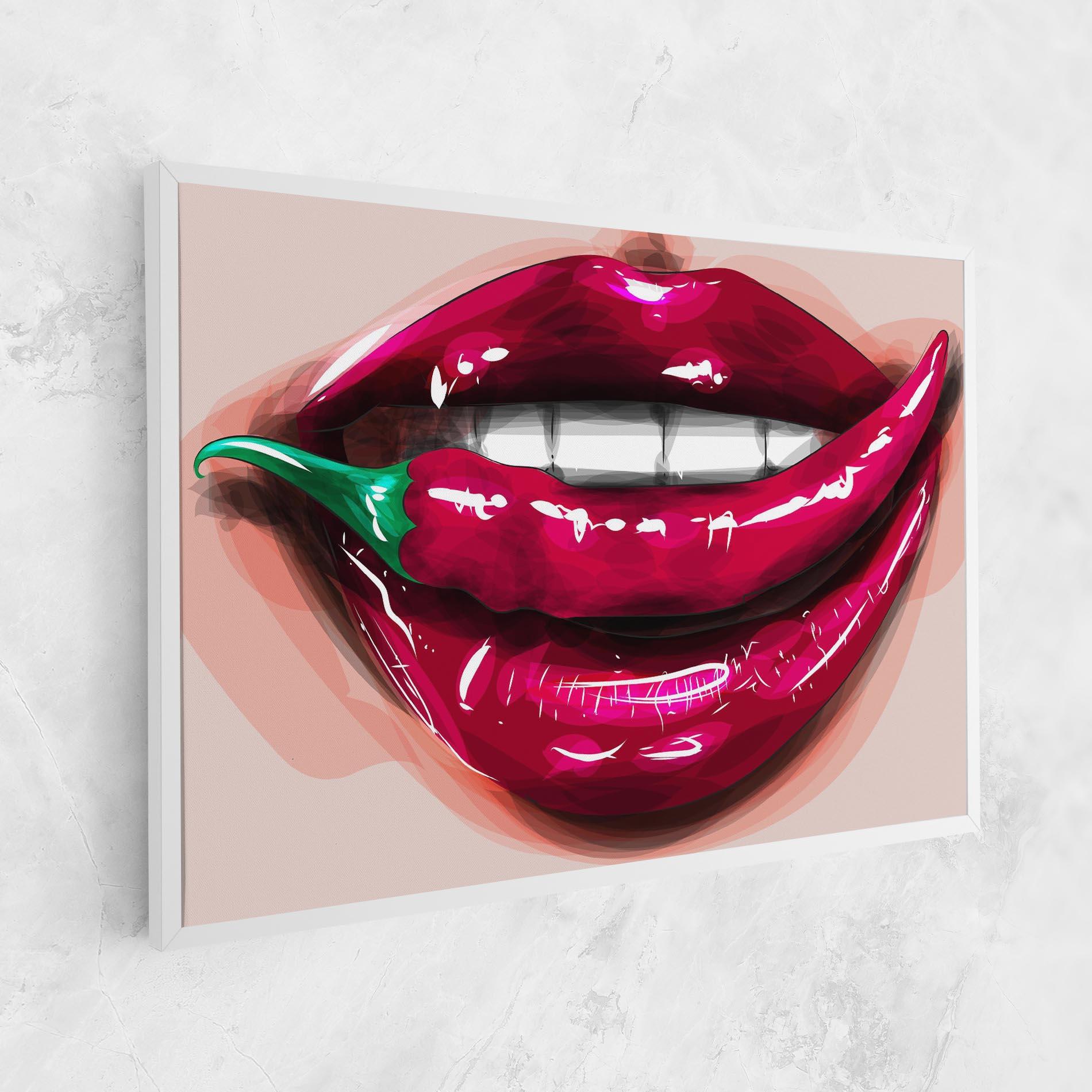 Vászonkép Chilli Lips mockup 1