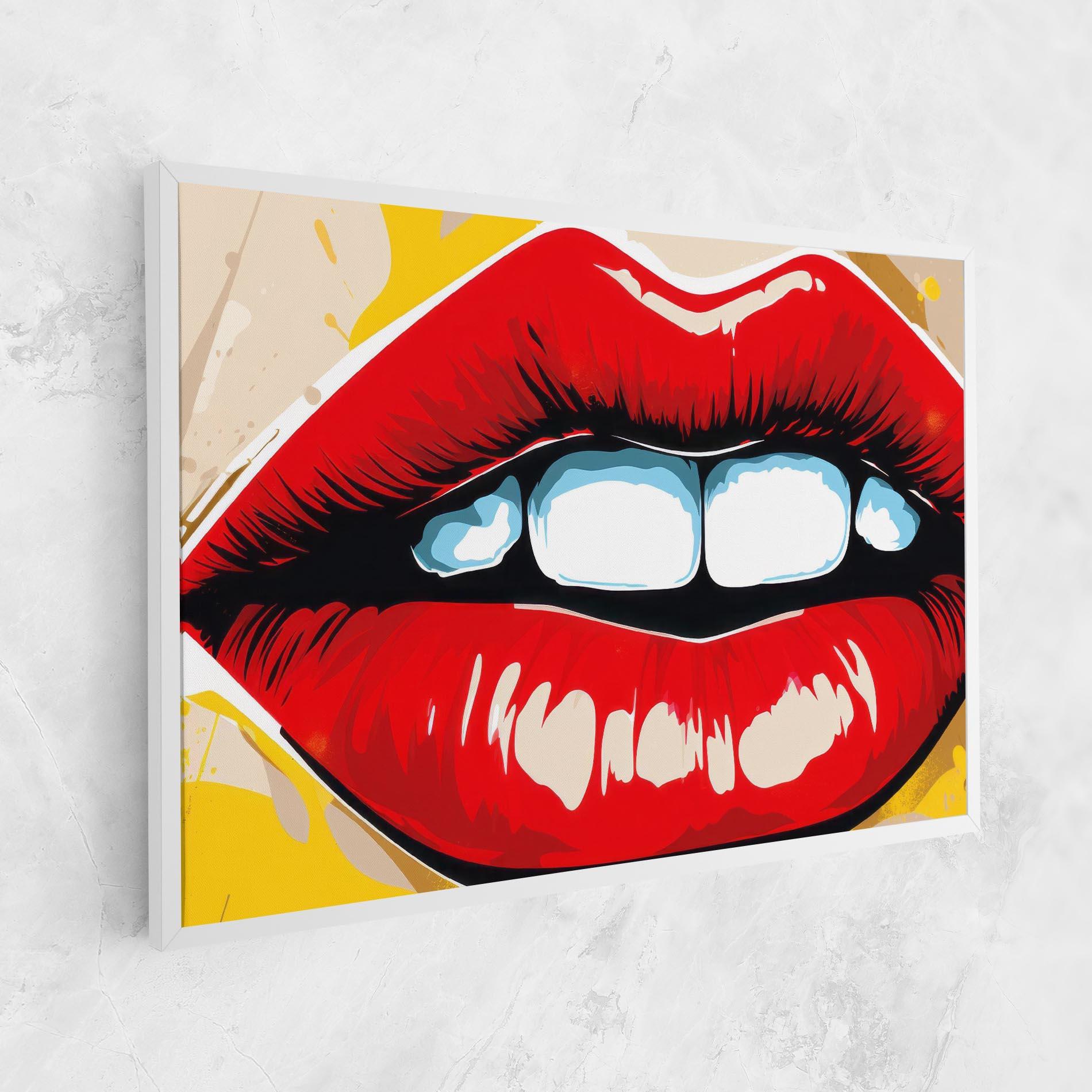 Vászonkép Pop Lips mockup 1