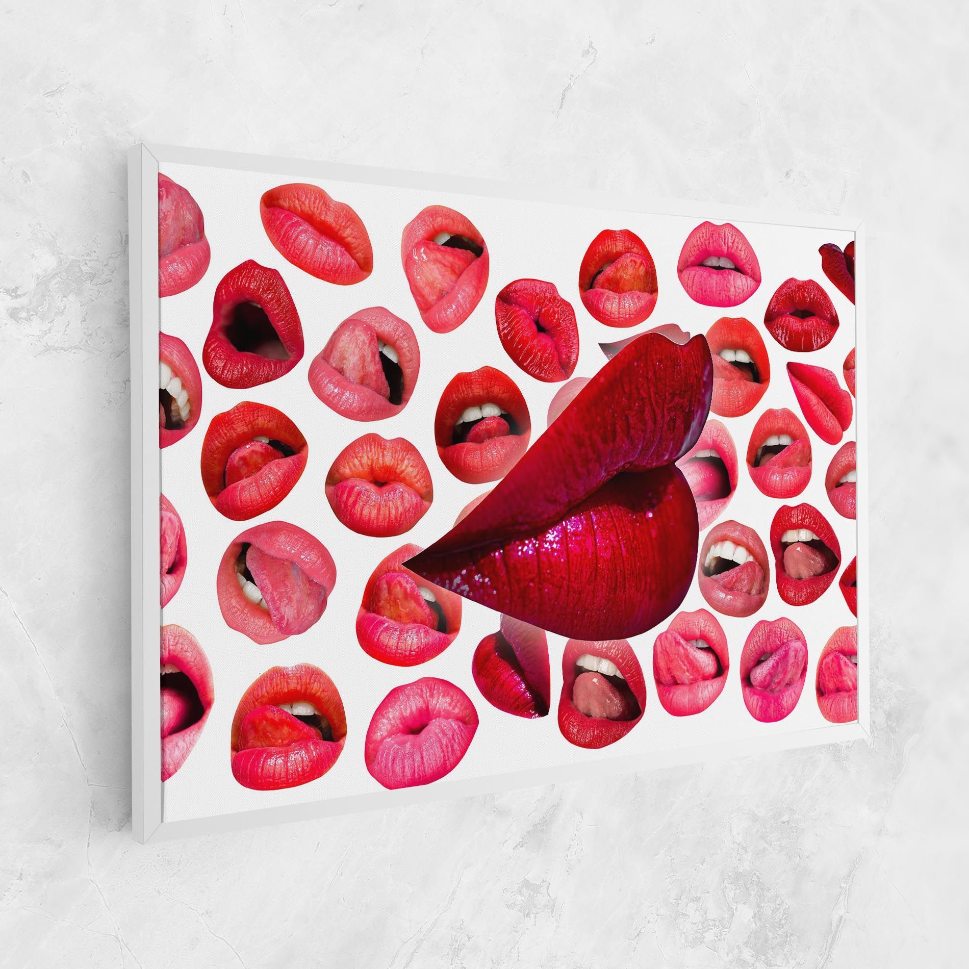 Red Lip Female mockup 1
