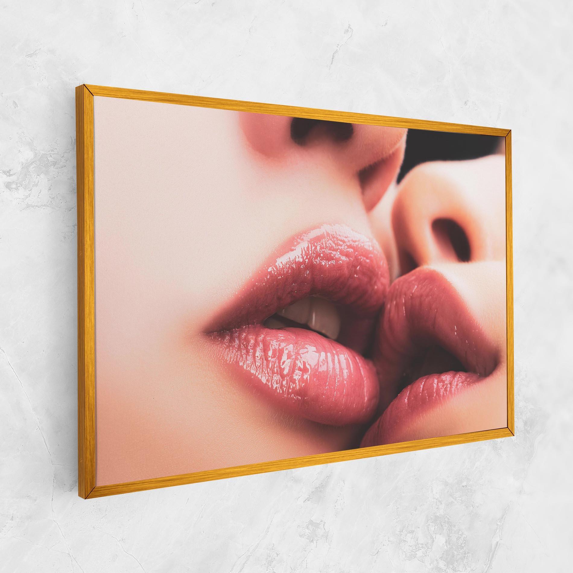Vászonkép Beautiful Lips mockup 1