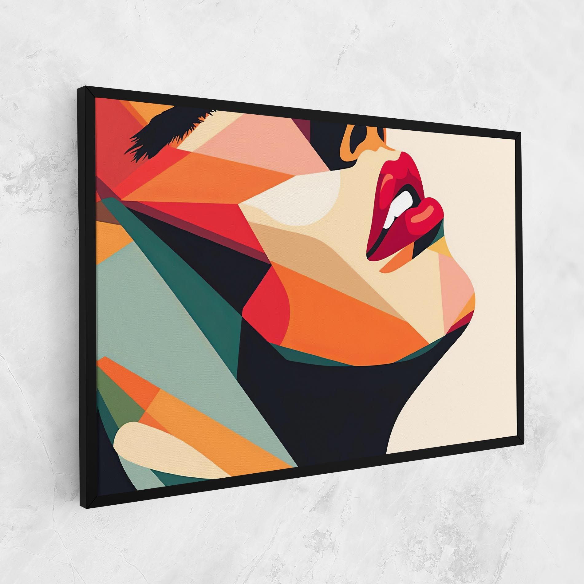 Abstract Lips mockup 1