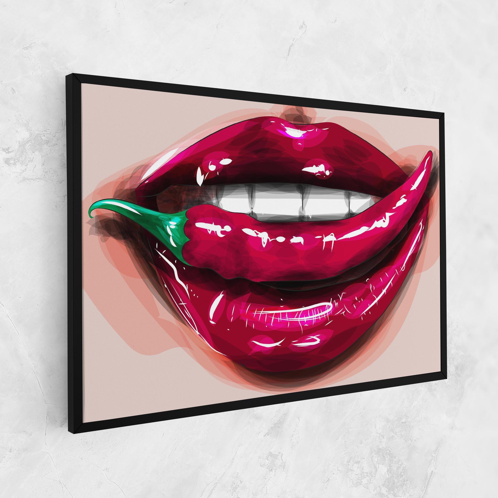 Vászonkép Chilli Lips mockup 1