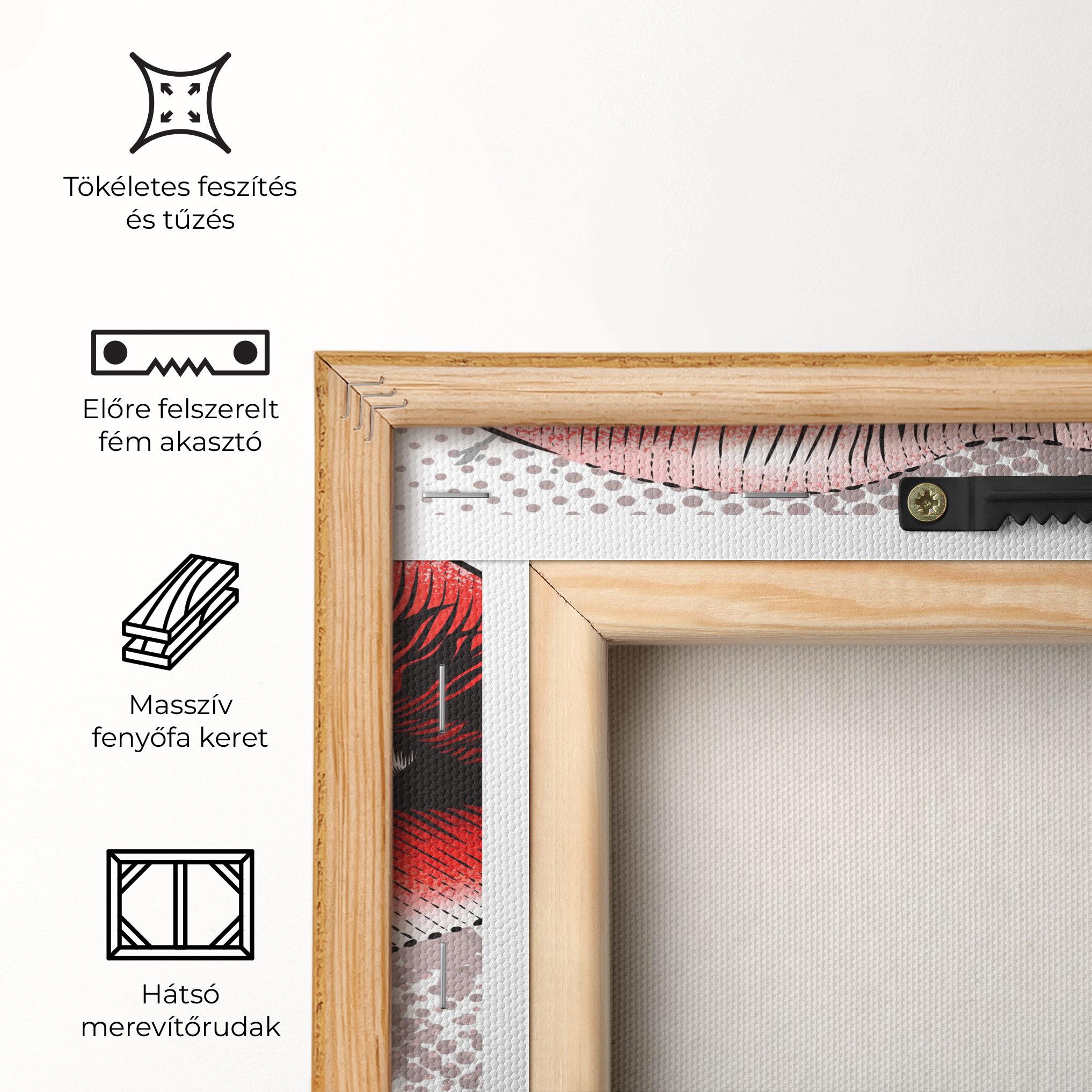 Vászonkép Lips Pop Artistic mockup 5