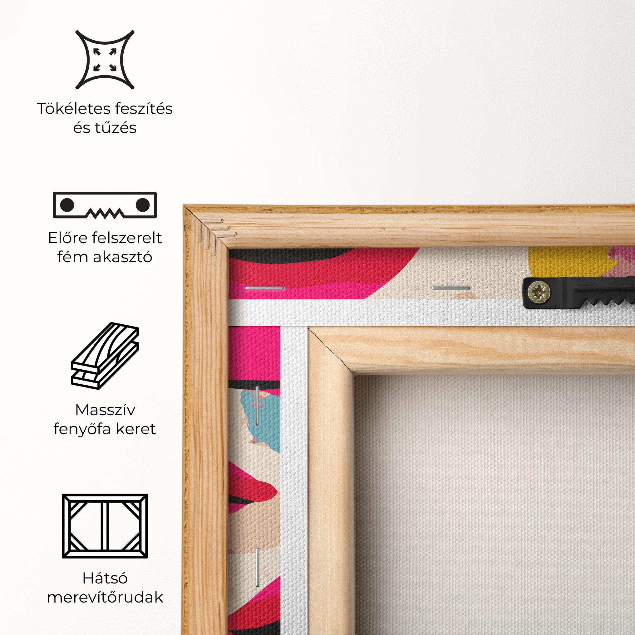 Vászonkép Pink Lips mockup 5