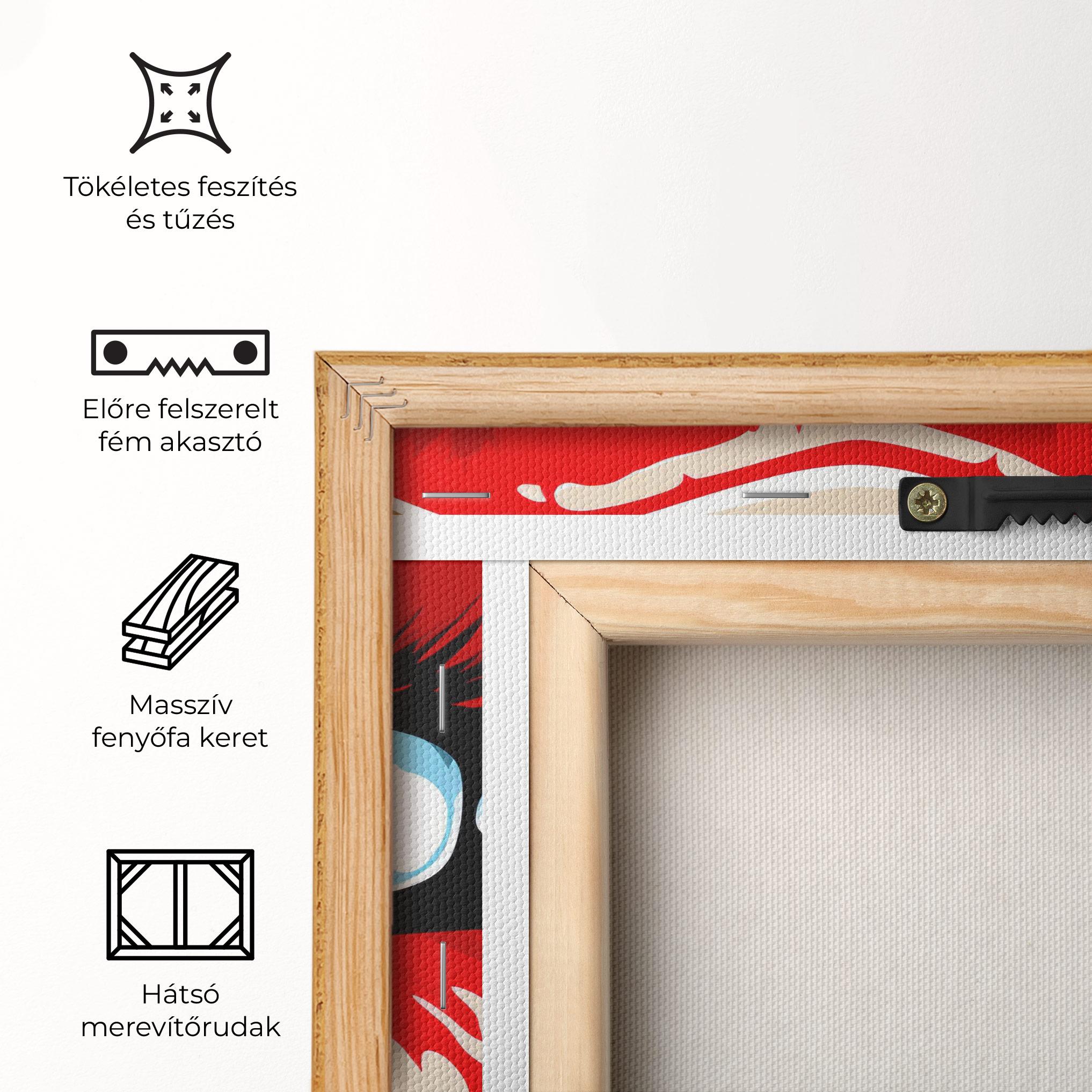 Vászonkép Pop Lips mockup 5