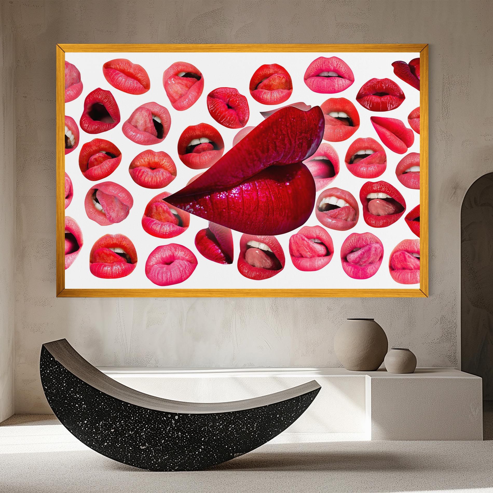Red Lip Female mockup 8