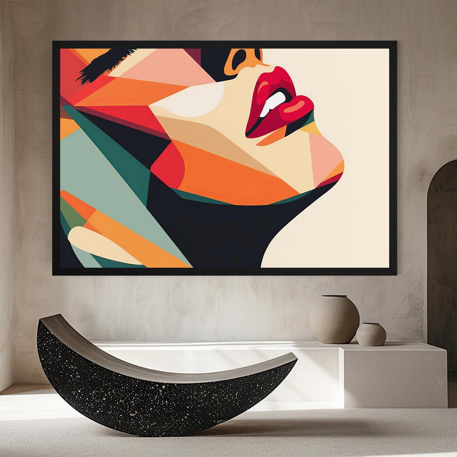 Abstract Lips mockup 8