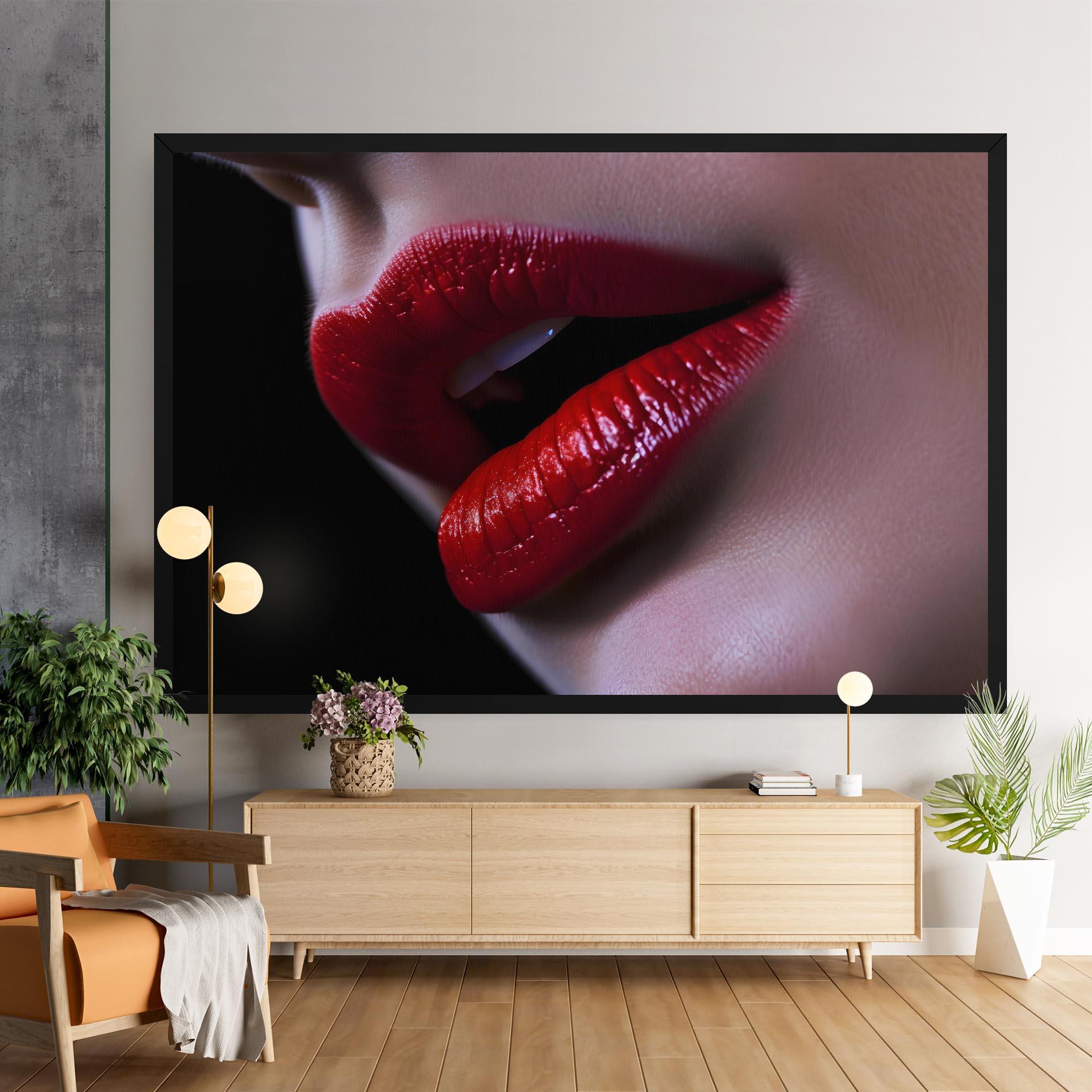 Vászonkép Close Up Woman mockup 9