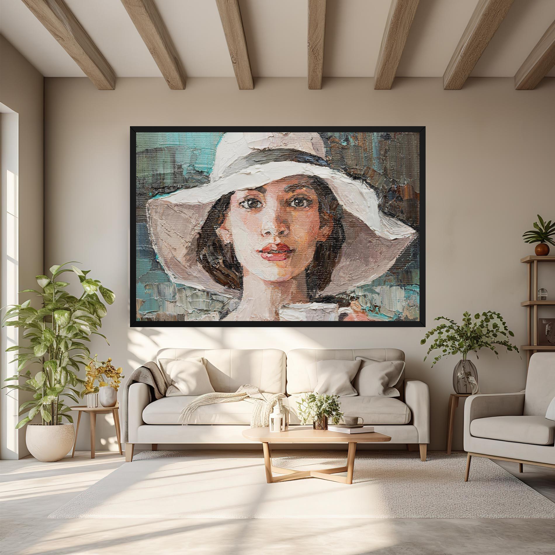 Vászonkép White Lady mockup 6