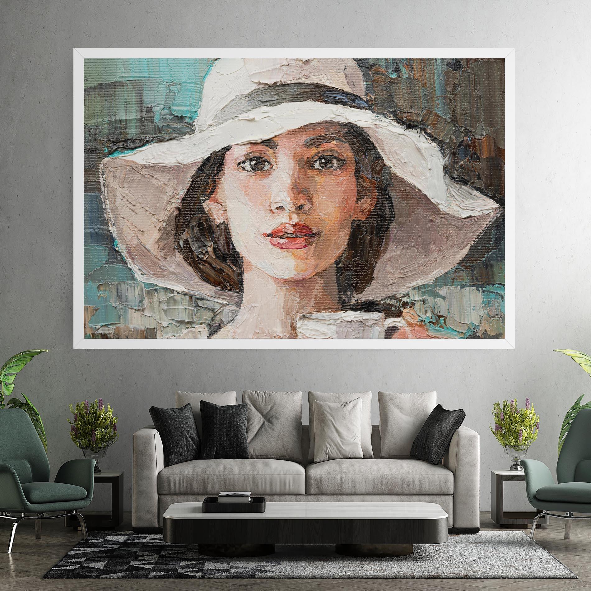 Vászonkép White Lady mockup 7