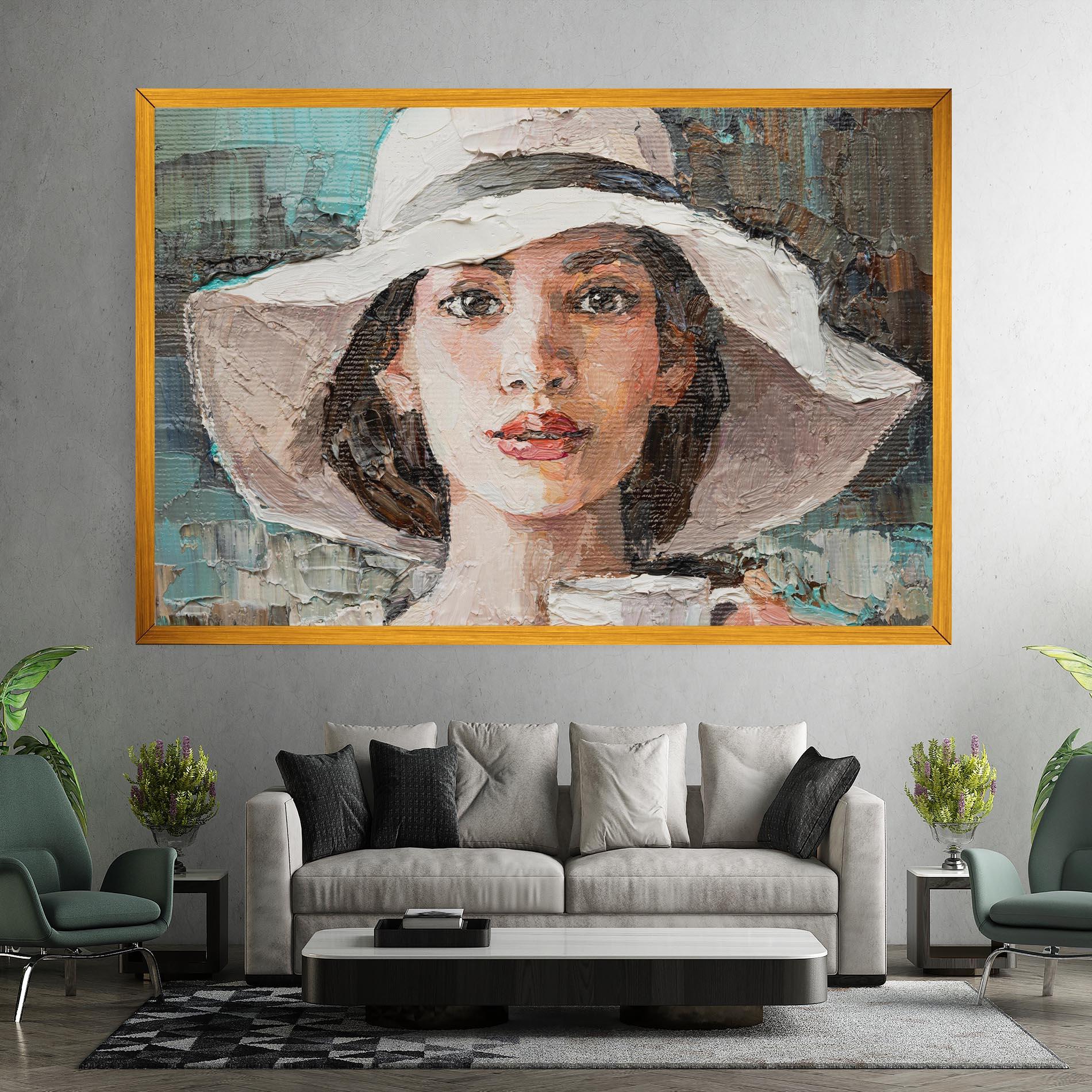 Vászonkép White Lady mockup 7