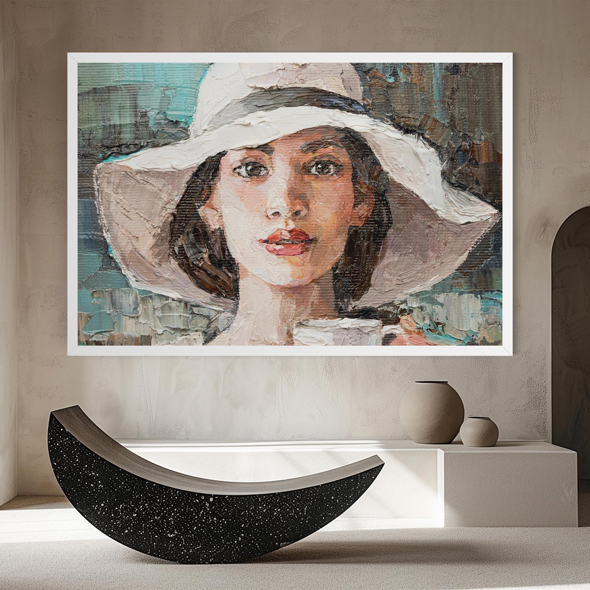 Vászonkép White Lady mockup 8