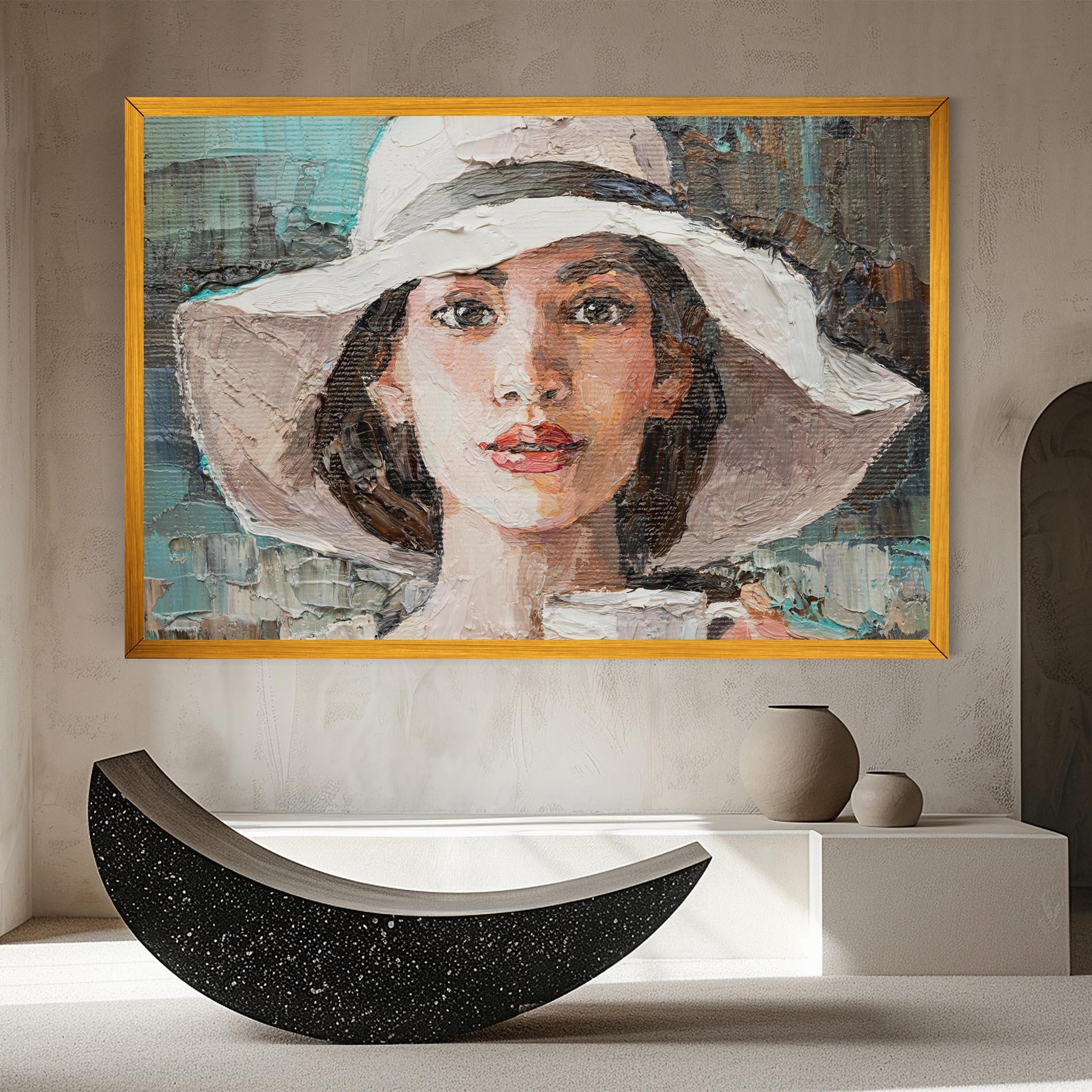 Vászonkép White Lady mockup 8