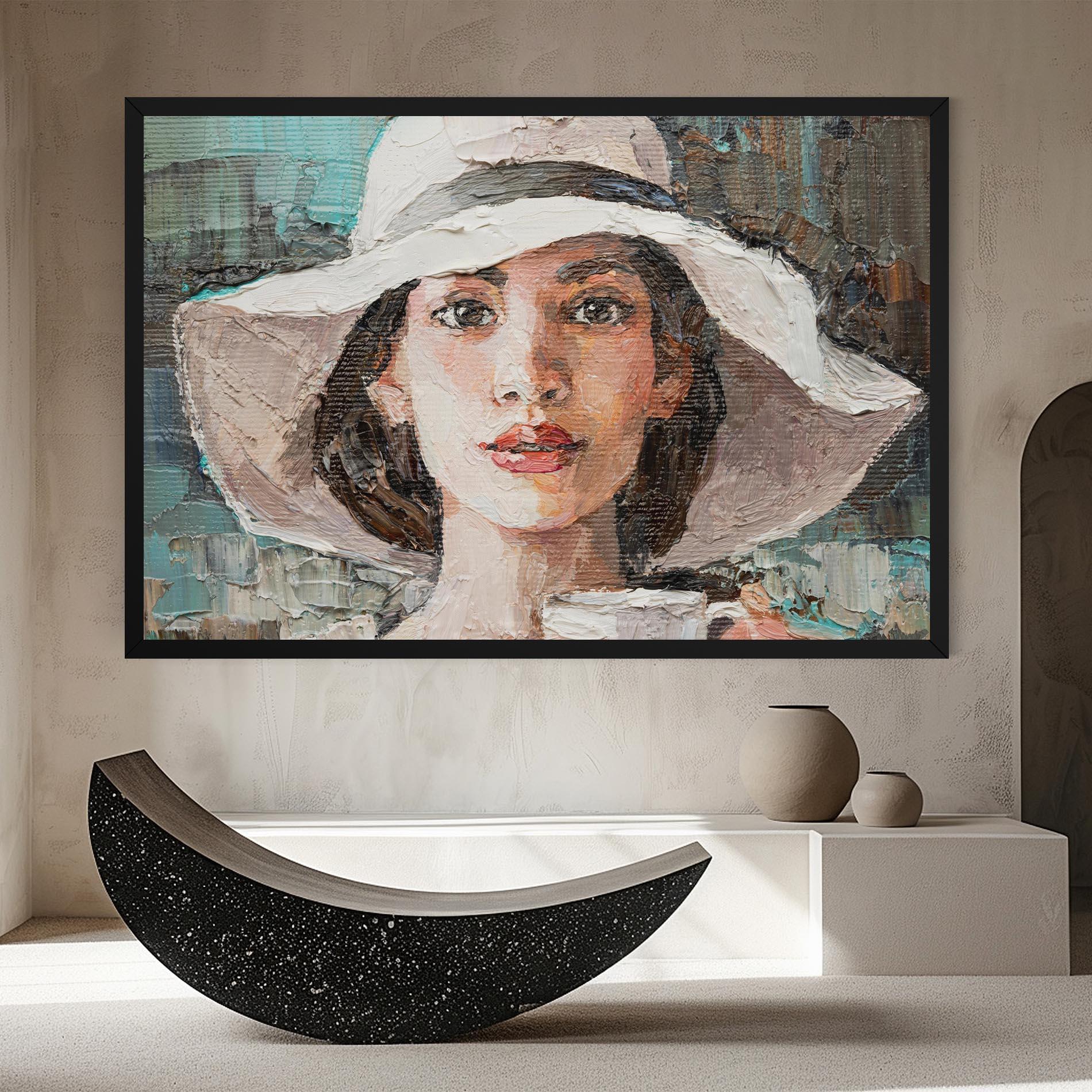 Vászonkép White Lady mockup 8