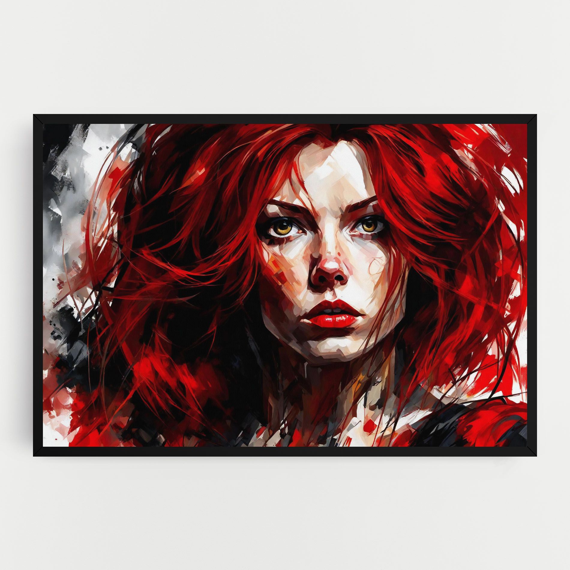 Red Hair Smoky Eyes mockup 0