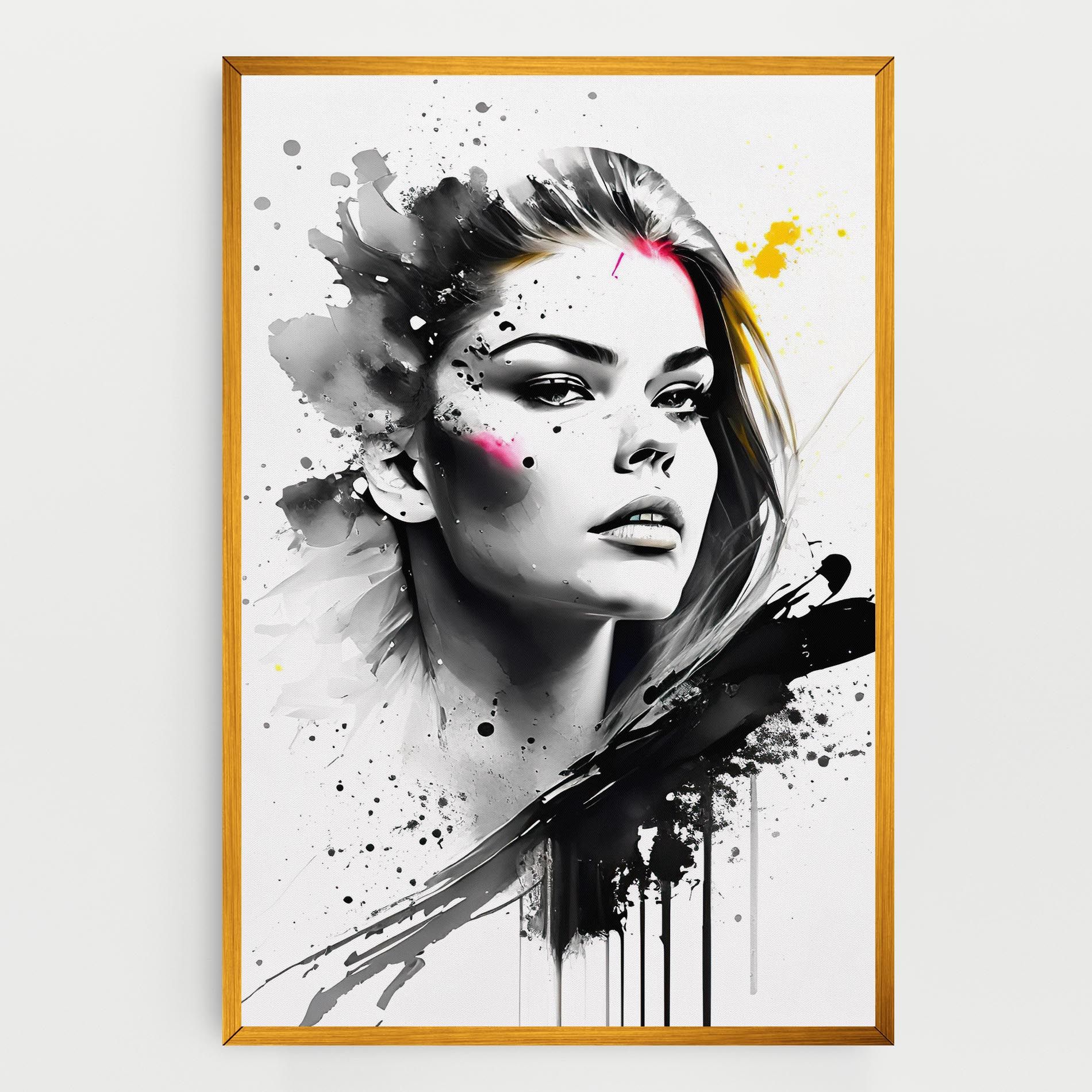 Ink Splash Portrait mockup 0